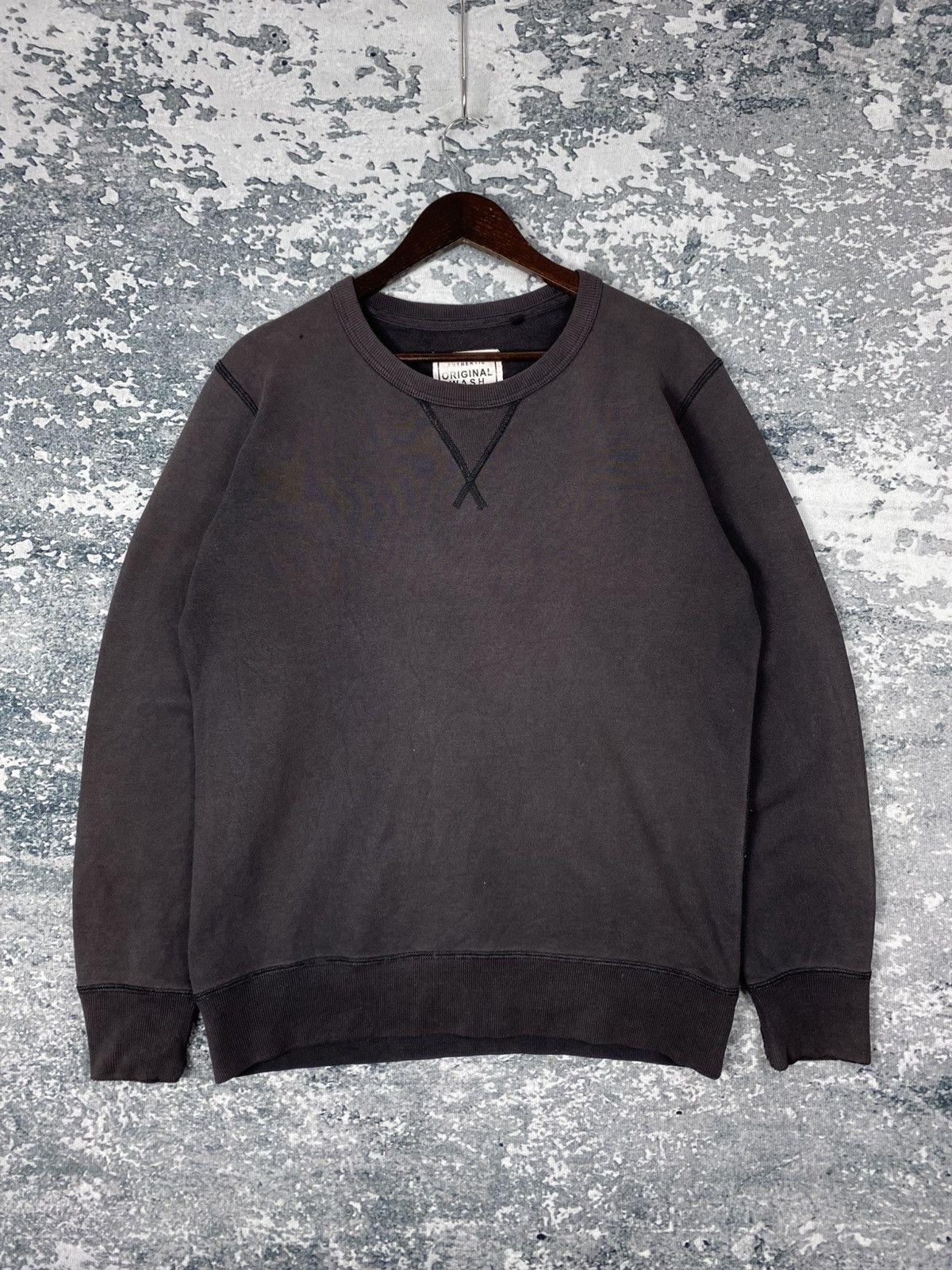 Lemaire × Uniqlo Vintage Uniqlo Crewneck Faded Sweatshirts Size US L / EU 52-54 / 3 - 1 Thumbnail