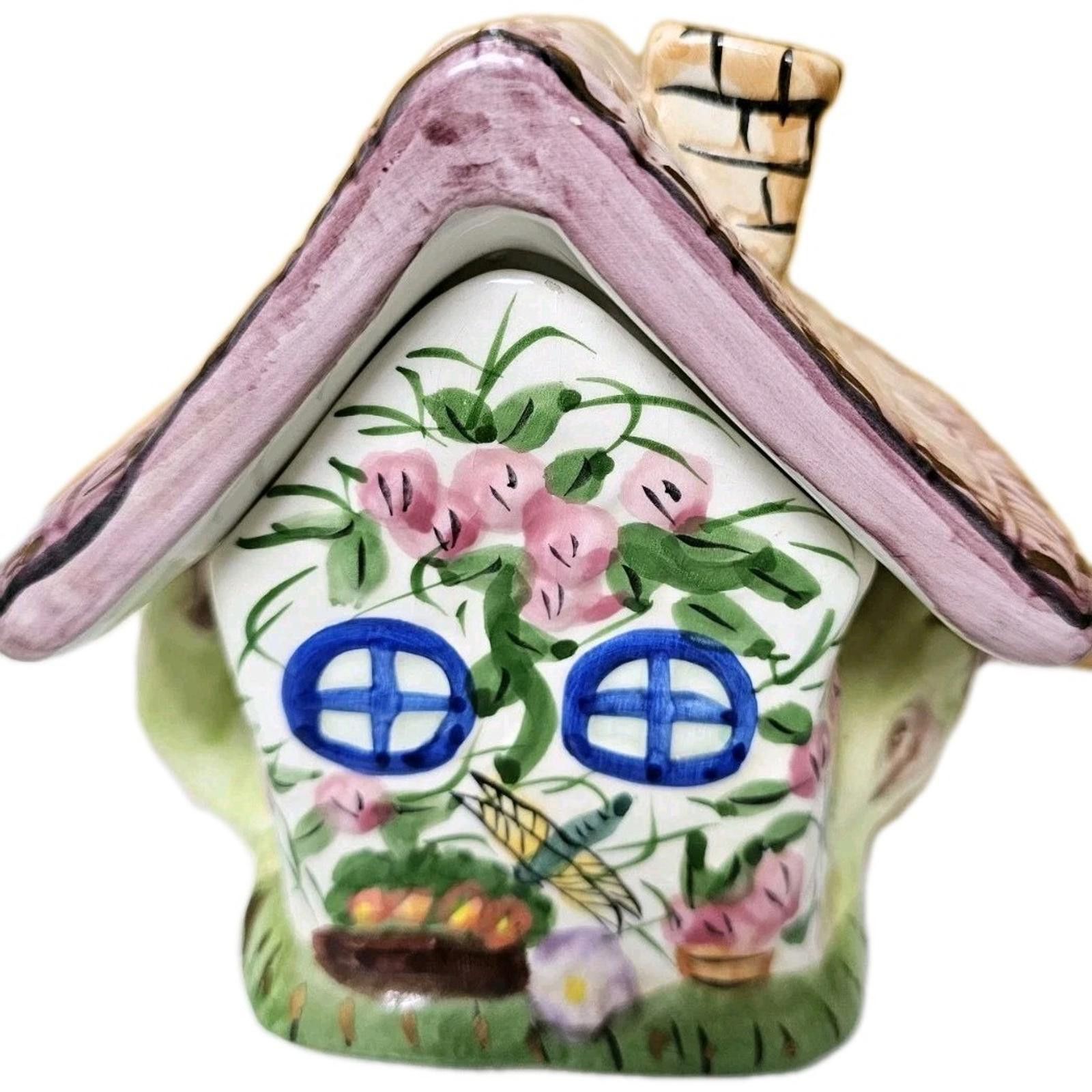 The Unbranded Brand Vintage Cottage ware Teapot with Lid Country Cottage House Size ONE SIZE - 2 Thumbnail