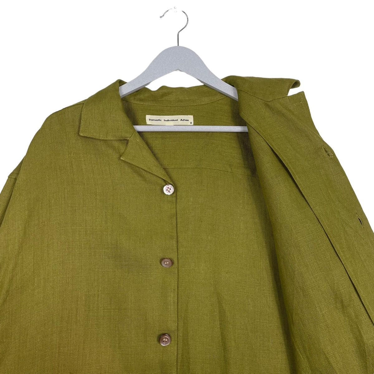 Issey Miyake × Japanese Brand 💥DOMESTIC INDIVIDUAL ACHOO LINEN BUTTON CHORE JACKET Size US M / EU 48-50 / 2 - 9 Thumbnail