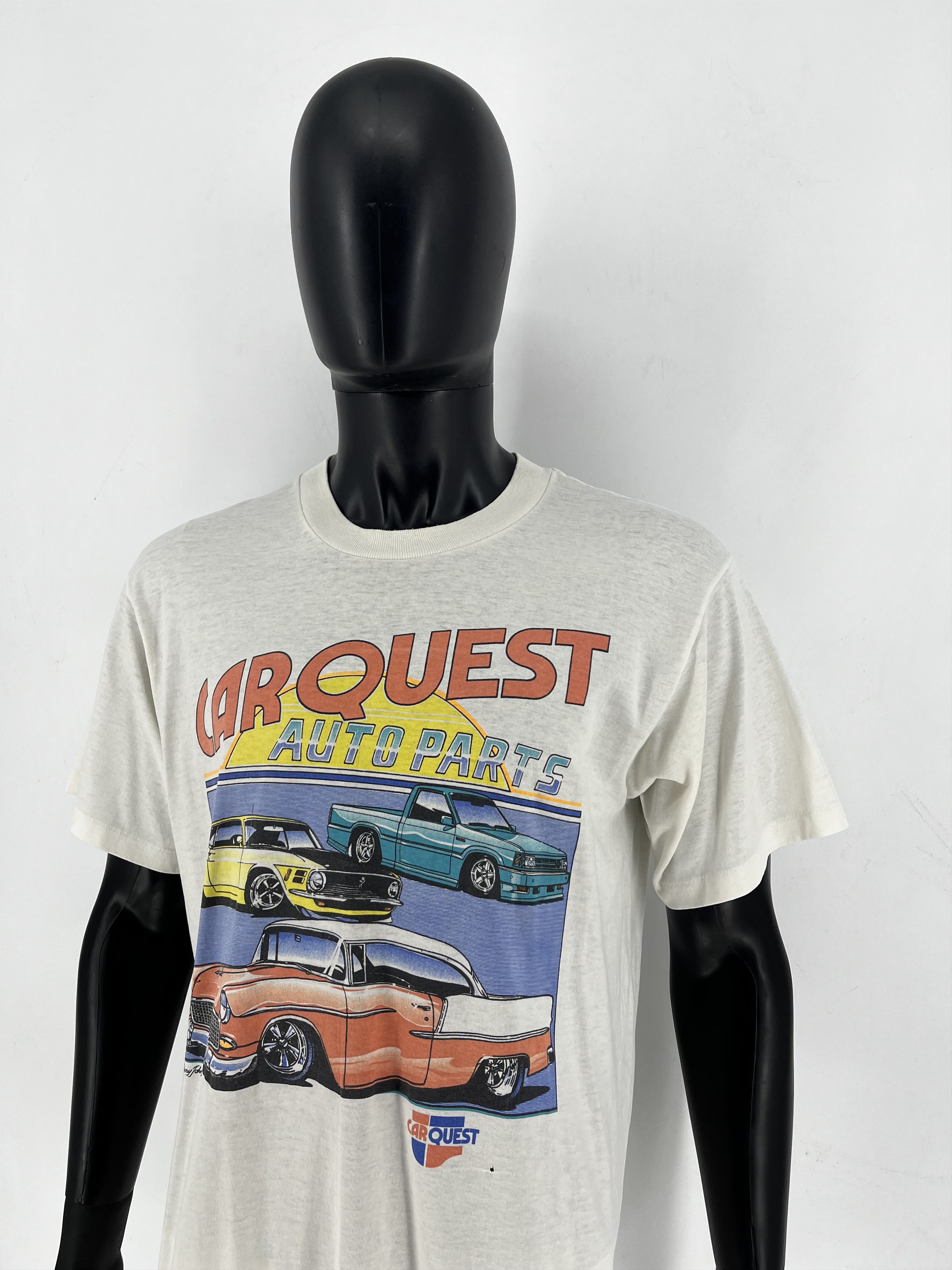 Vintage Vintage Car Quest Auto Parts T Shirt Size XL Size US XL / EU 56 / 4 - 4 Thumbnail
