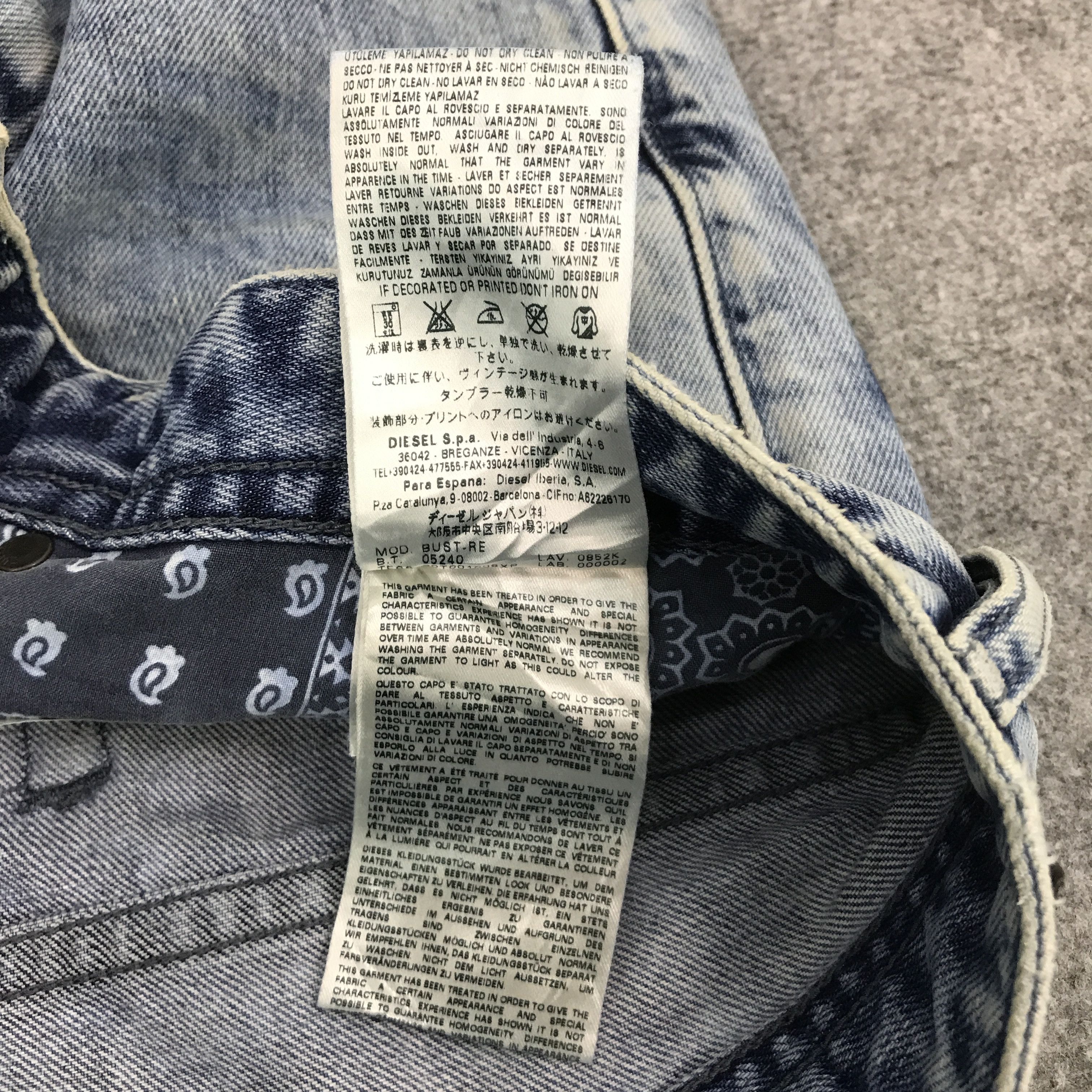 Diesel DIESEL INDUSTRY GUARANTEED DENIM JEANS SHORTS Size US 30 / EU 46 - 14 Thumbnail