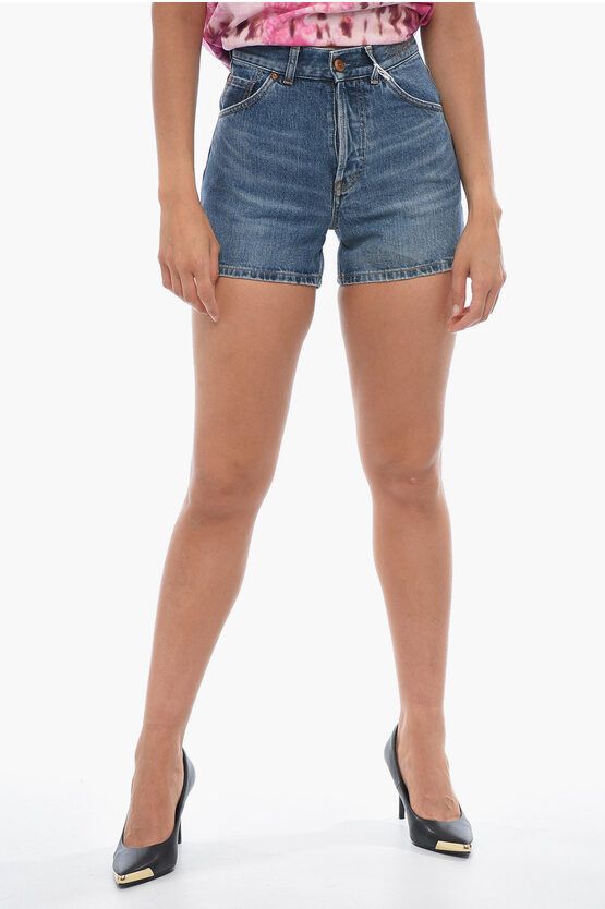 ショートパンツ Chloe SS25 Denim bermuda shorts (CH25SDS02158 476) Chloé Denim Bermuda Shorts – BALTINI
