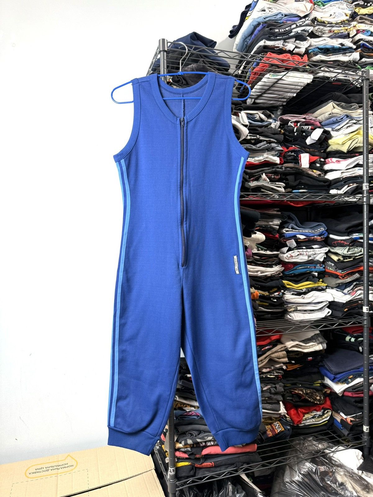 Adidas Rare! Vintage Adidas Cycle Pants Jersey T Shirt Overalls Size US 40 / EU 56 - 1 Thumbnail