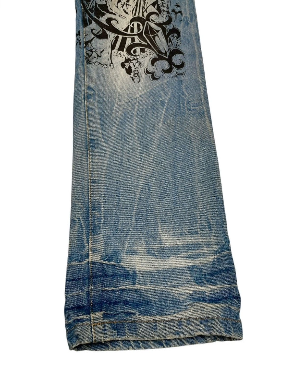 If Six Was Nine Rare Design Vintage Japanese Brand Art Jeans 1990s Size US 33 - 5 Thumbnail