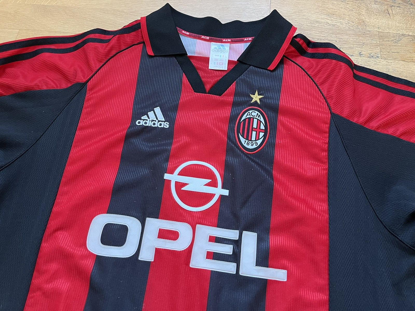 Adidas Adidas AC Milan Shirt Jersey Weah XL baggio Size US XL / EU 56 / 4 - 1 Thumbnail