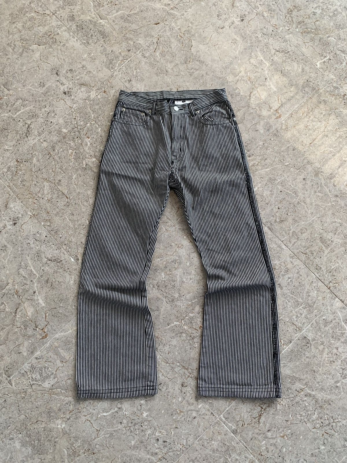 Tricot Comme des Garcons Tricot Comme des Garcons AW2003 Hickory Flare Pants Size 29" - 1 Thumbnail