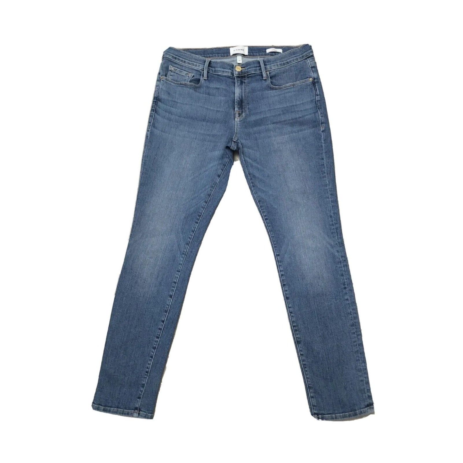 Frame Frame Le Garcon Jeans in Revere Wash USA Size 29 W 33 Size 29" - 3 Thumbnail