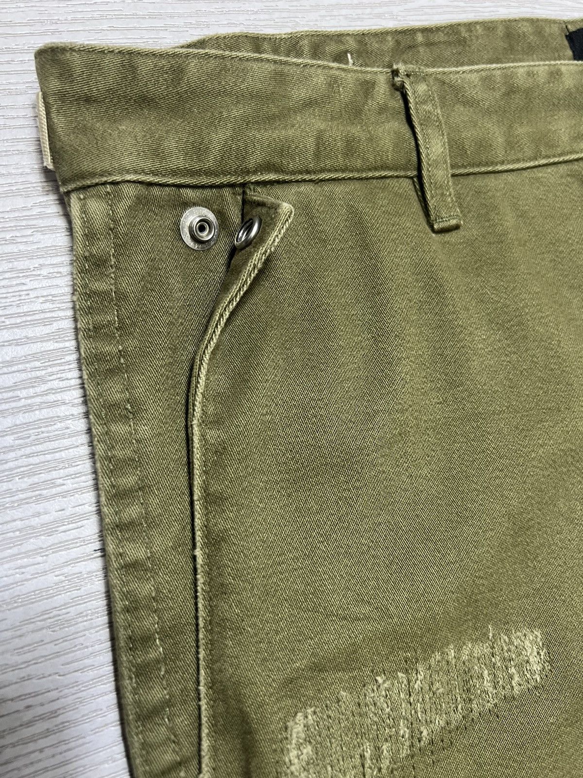 Vuja De Vuja De 004 Mori Distressed Double Knee Carpenter Pants Size US 34 / EU 50 - 6 Thumbnail