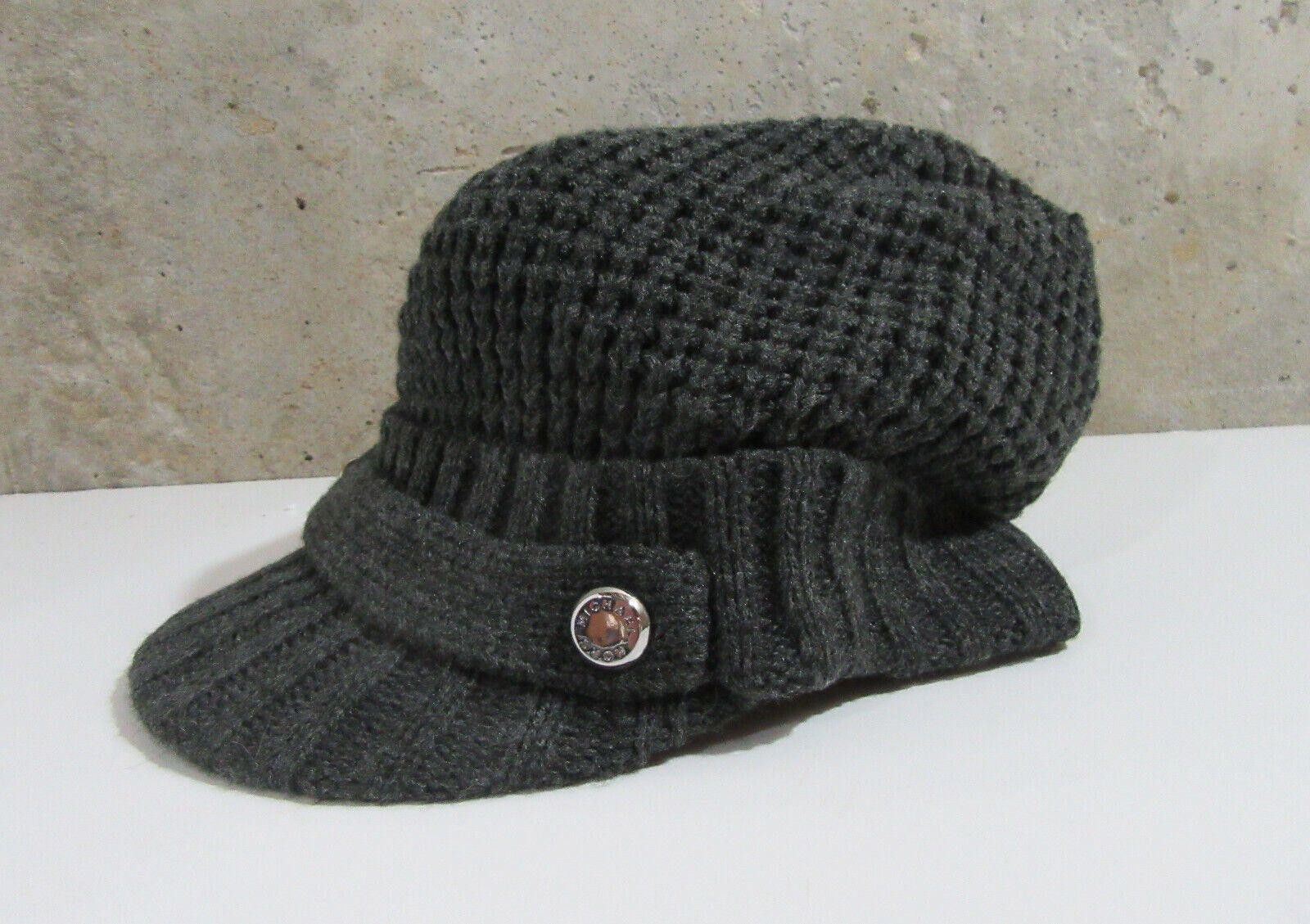 Michael Kors Michael Kors Newsboy Hat Knit Derby Grey NWOT Size ONE SIZE - 3 Thumbnail