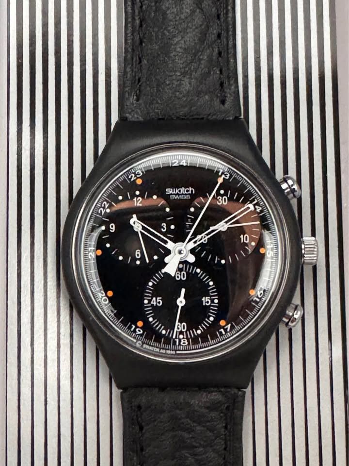 Swatch Swatch SCB106 Wall Street Chrono 1991 Watch📈⌚️ Size ONE SIZE - 1 Thumbnail