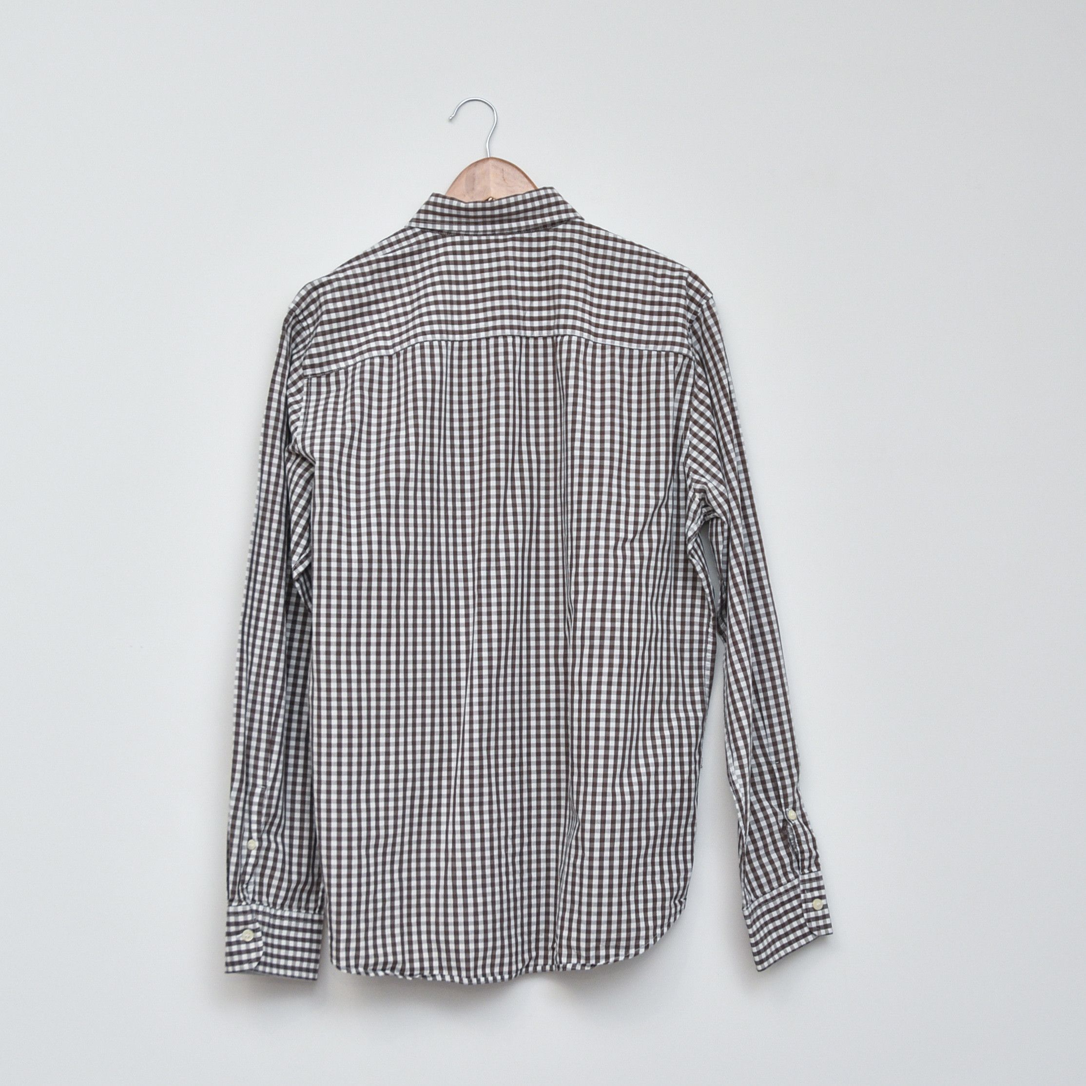 Man Made In Australia Luis Trenker Gingham Check Shirt Script Embroidery Logo Size US XL / EU 56 / 4 - 4 Thumbnail