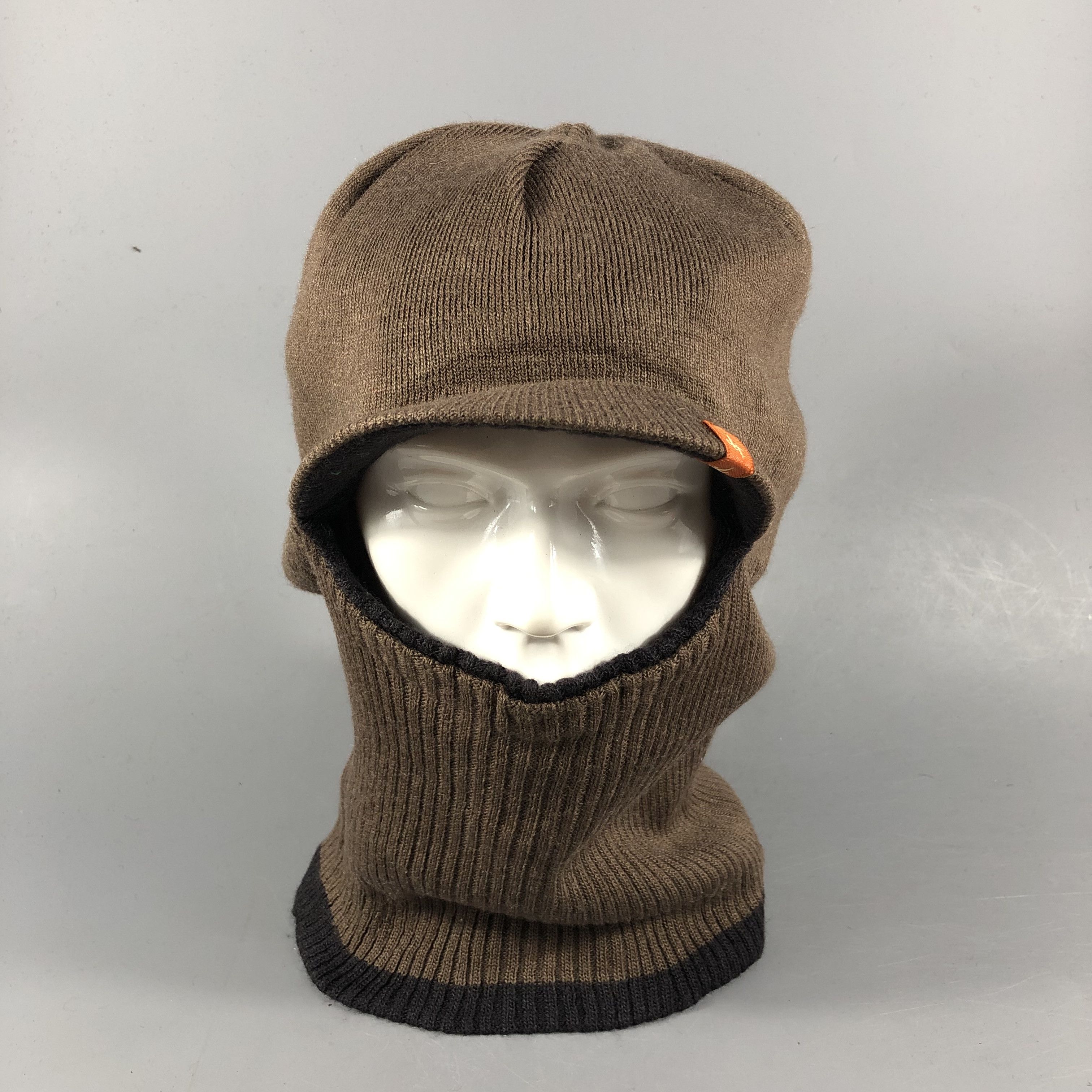 Japanese Brand Visor Ski Mask Balaclava Beanie Snowcap Snow Hat B1018 Size ONE SIZE - 2 Thumbnail