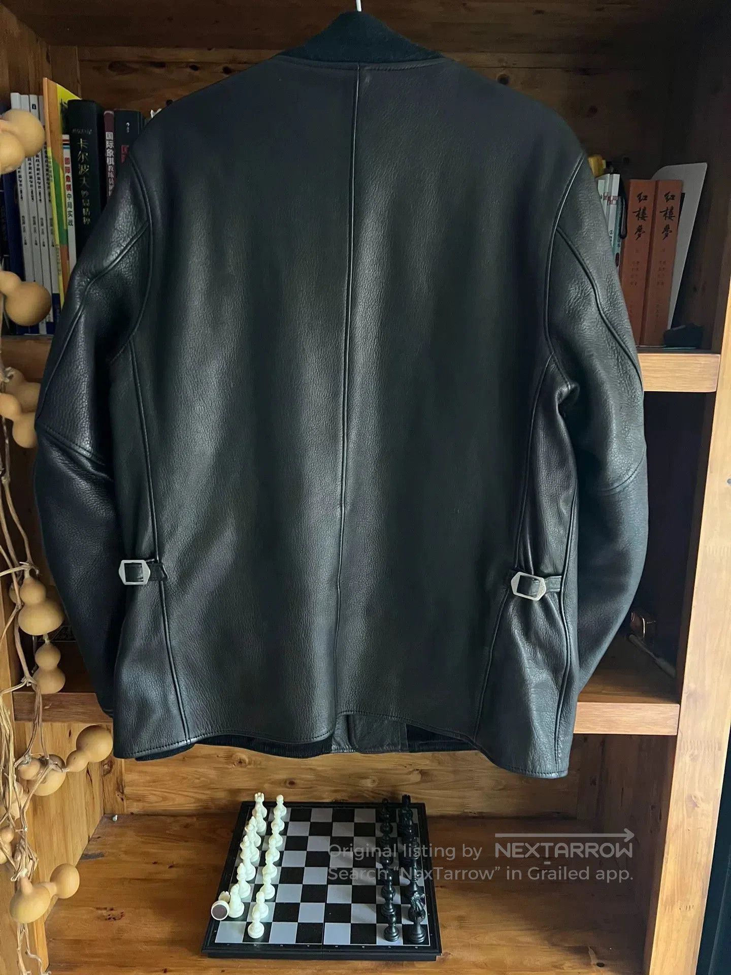 PHIGVEL MAKERS & Co. luxury carbon gray deer leather jacket. Size US XL / EU 56 / 4 - 6 Thumbnail
