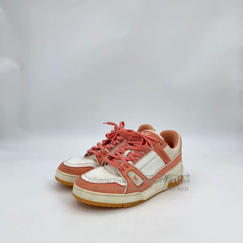 Louis Vuitton Louis Vuitton Trainer Orange logo Embossed Lace Up Casual Size US 7.5 / EU 40-41 - 1 Thumbnail