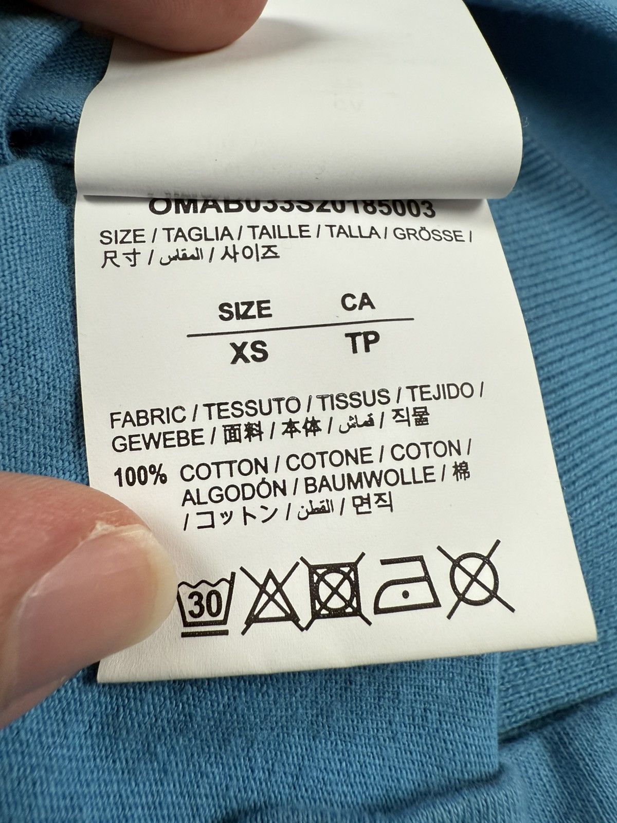 Off-White Off White x Virgil Airport Tape Shirt Hoodie Size US XS / EU 42 / 0 - 6 Thumbnail