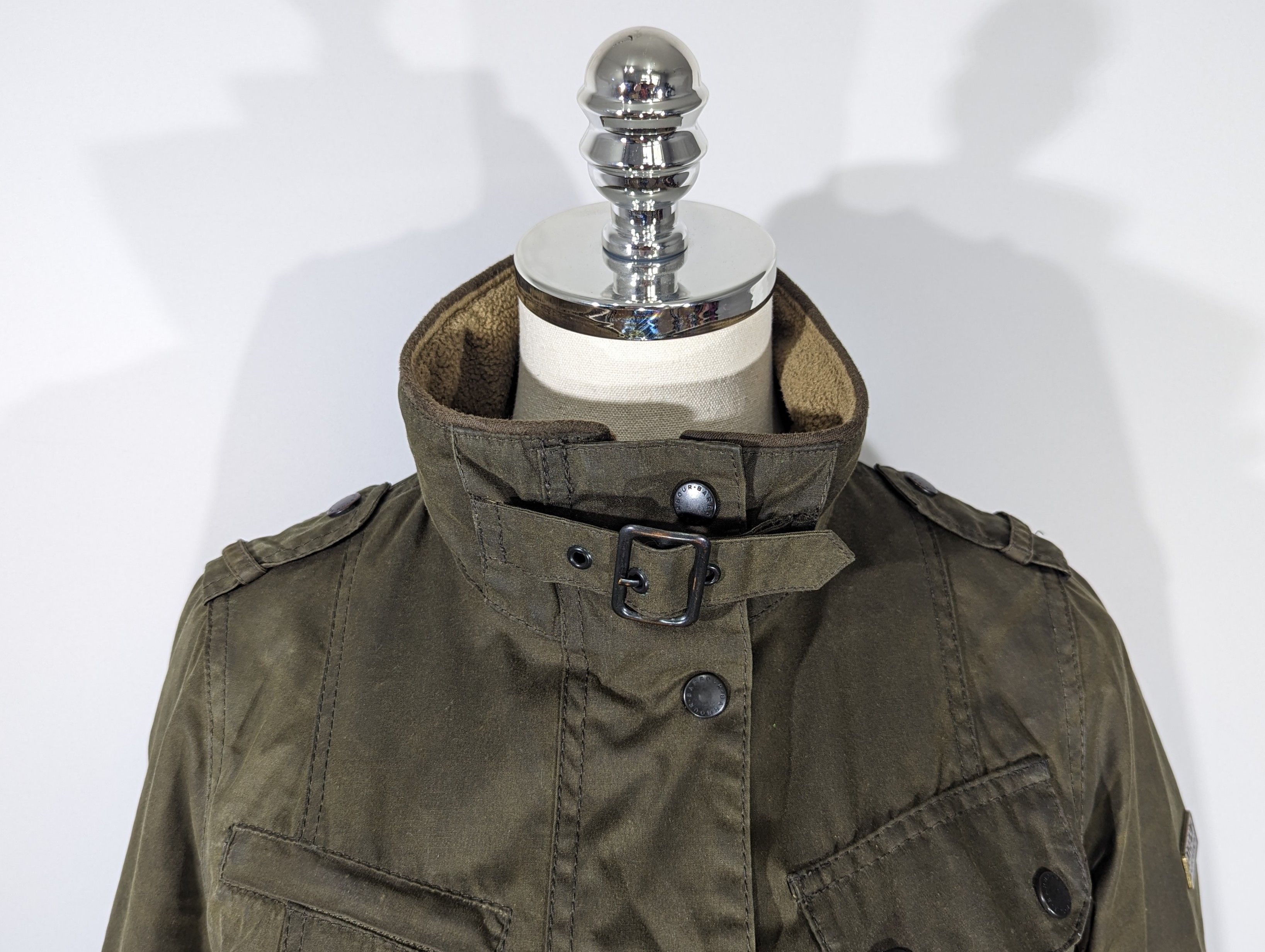 Barbour Barbour International SMU Weyhill Wax Jacket Waxed Cotton Size M / US 6-8 / IT 42-44 - 2 Thumbnail