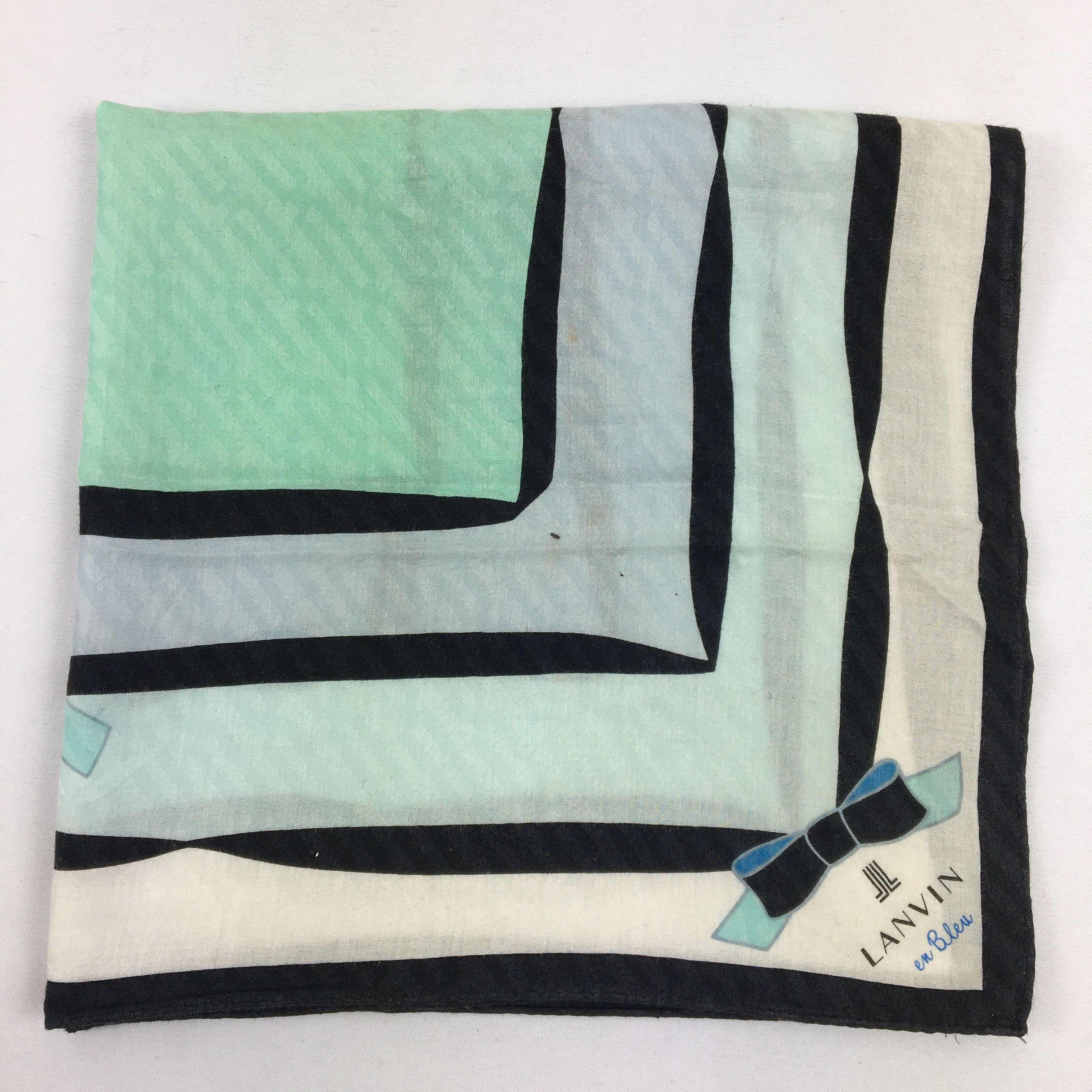 Lanvin Vintage Lanvin Handkerchief Neckerchief Bandana - AC72968 Size ONE SIZE - 4 Thumbnail