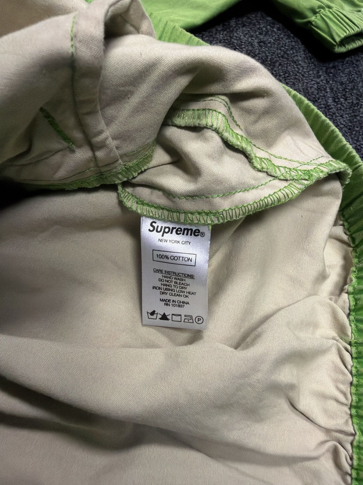 Supreme Supreme FW20 Overdyed Twill Hooded Jacket Green - Medium Size US M / EU 48-50 / 2 - 9 Thumbnail