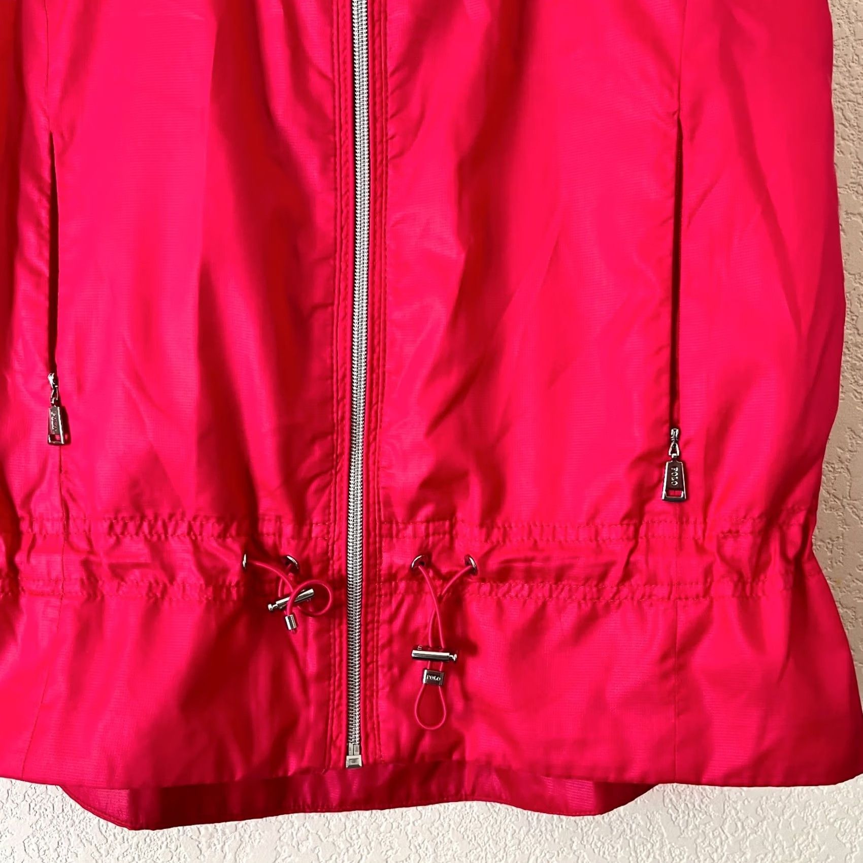 Ralph Lauren Polo Golf Ralph Lauren Performance Wind Vest Small Embroidered Dragon 1925 Logo Women's Pink Vest with Full Zip Pockets Size S / US 4 / IT 40 - 3 Thumbnail