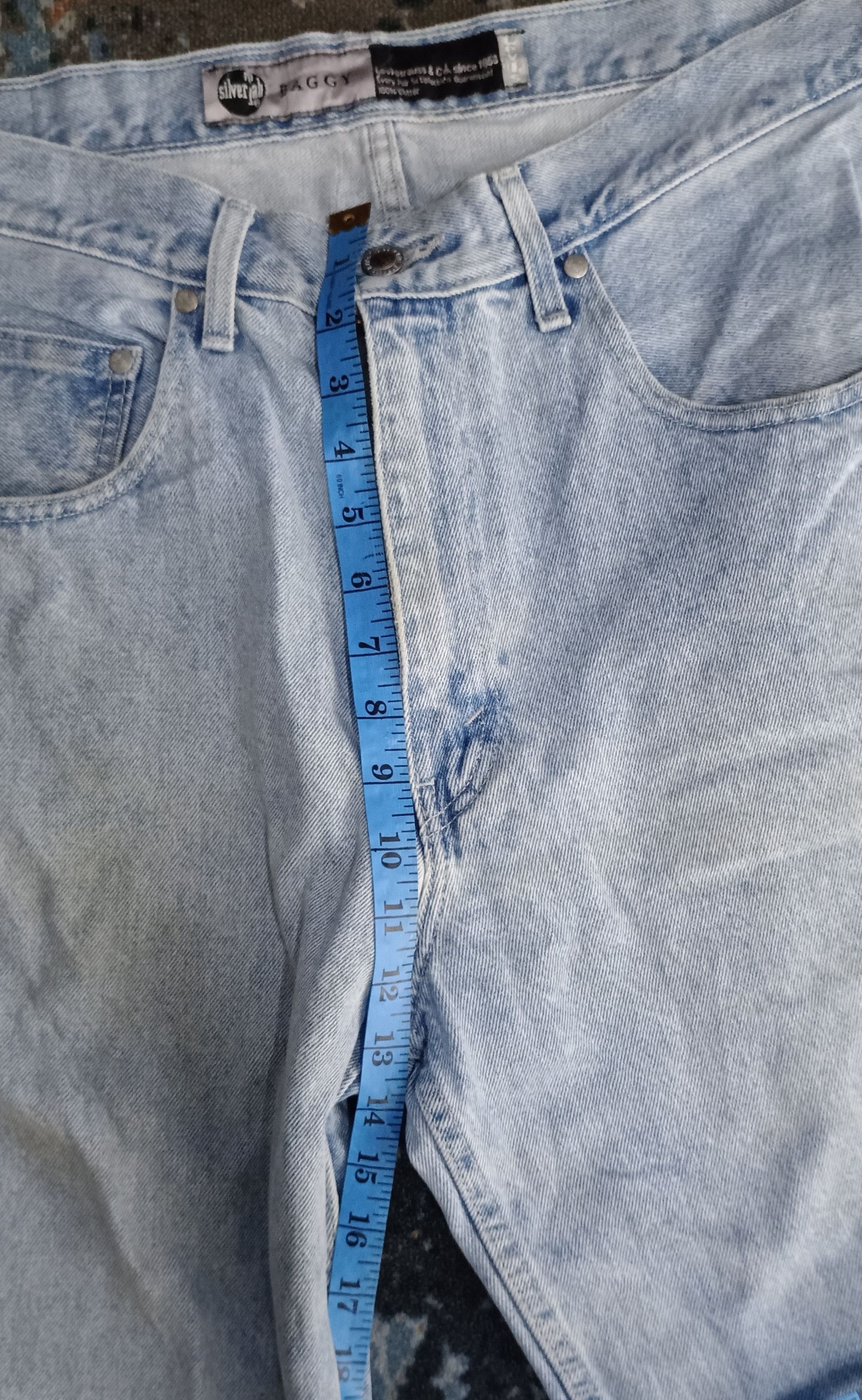 Levi's Vintage Clothing × Vintage Vintage Levi's SilverTab Baggy Blue Denim Single (R) Size US 35 - 20 Thumbnail