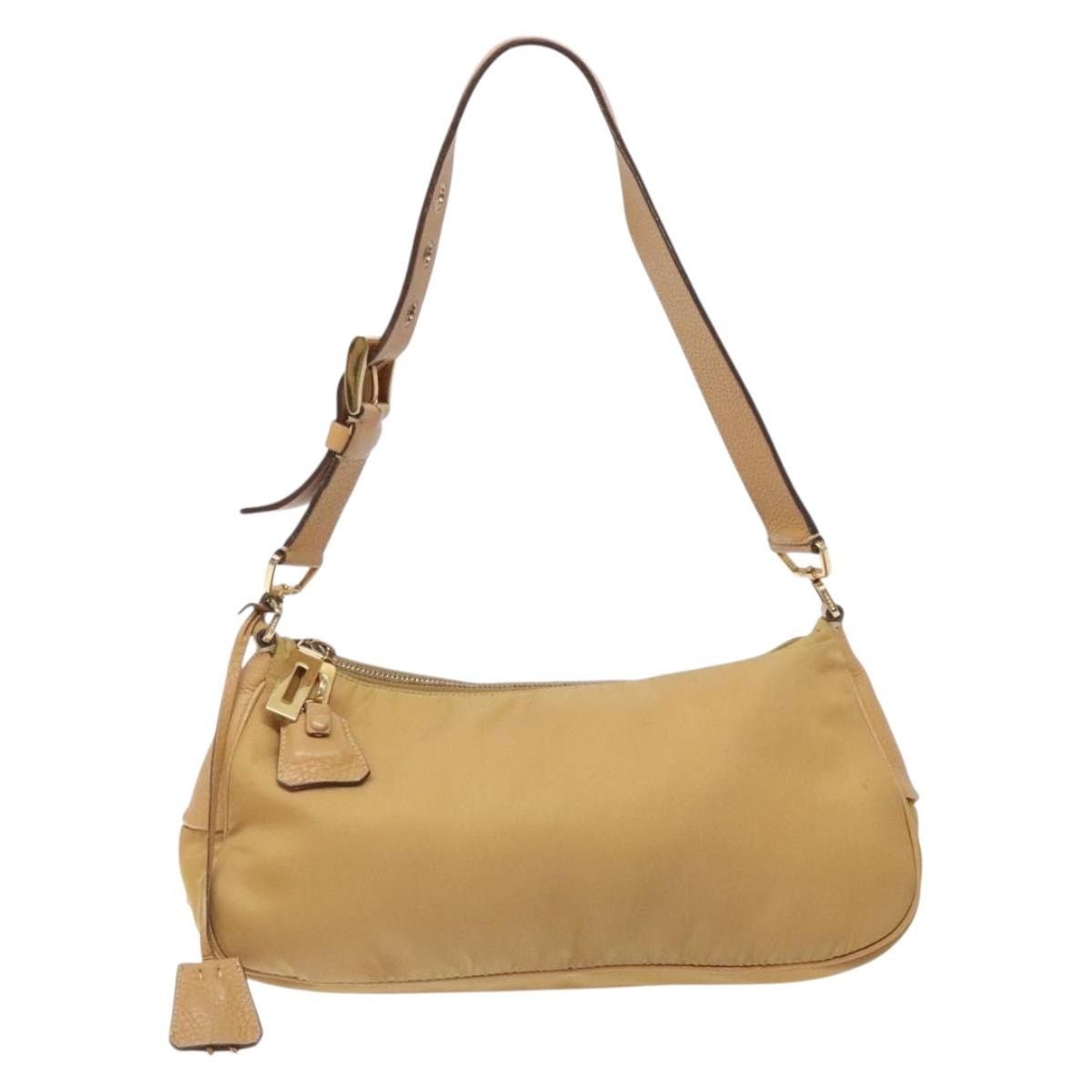 Prada PRADA Shoulder Bag Nylon Beige Gold Size ONE SIZE - 2 Thumbnail