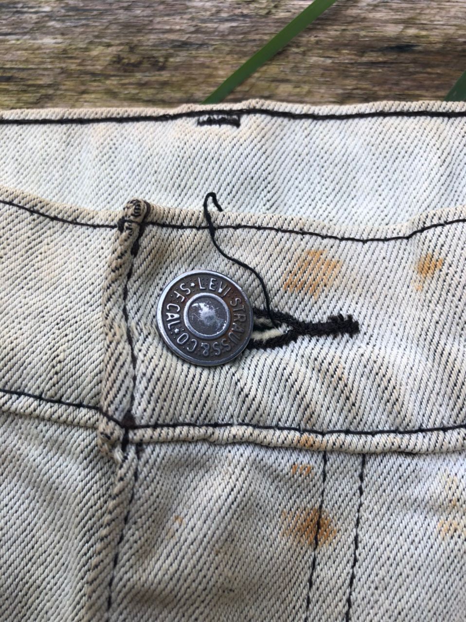 Levi's × Vintage Vintage Levi's Bleached Carpenter Denim Jeans Size US 34 / EU 50 - 7 Thumbnail