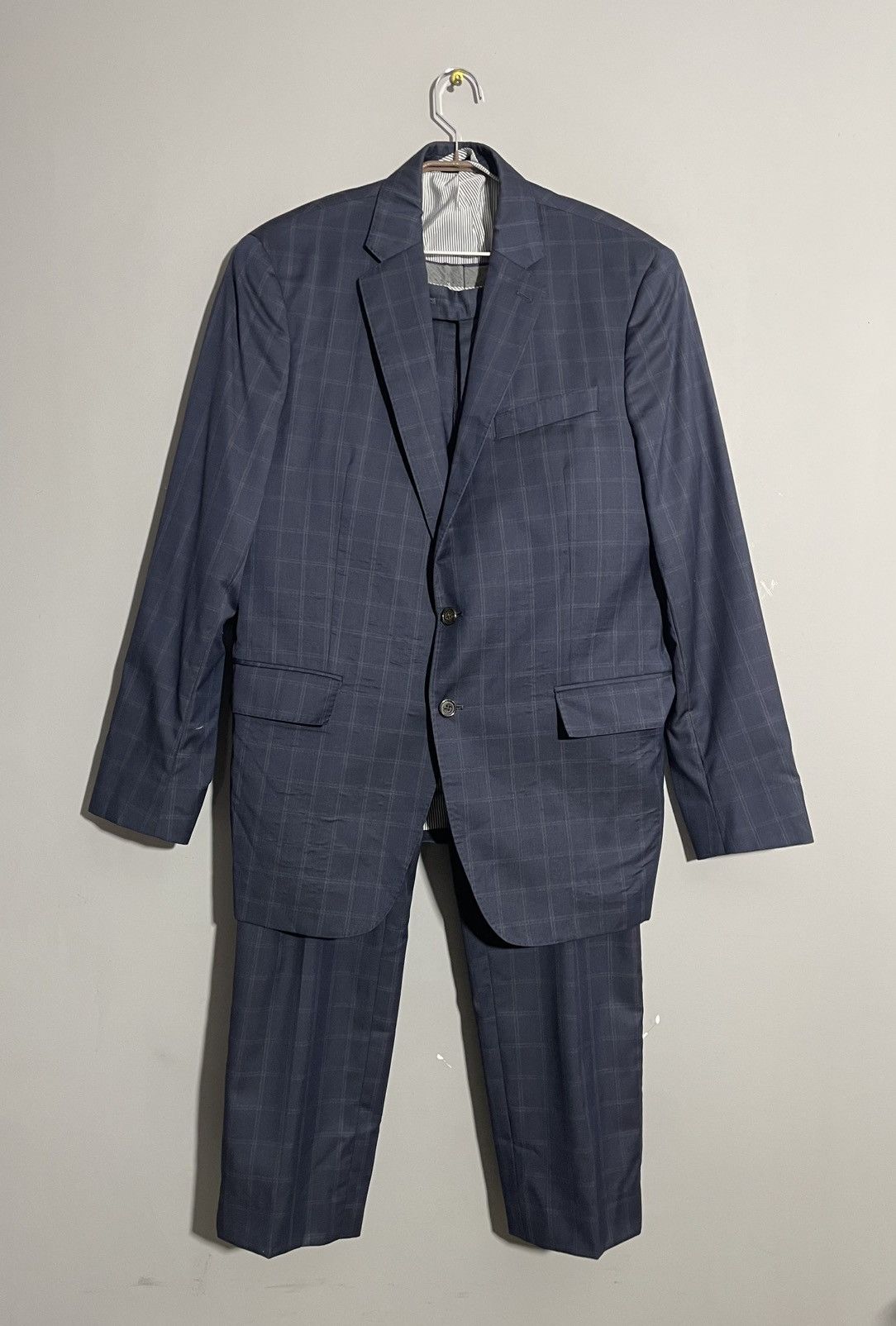 Todd Snyder Todd Snyder Mayfair Fit Check pattern wool mens suit Size 42R - 1 Thumbnail