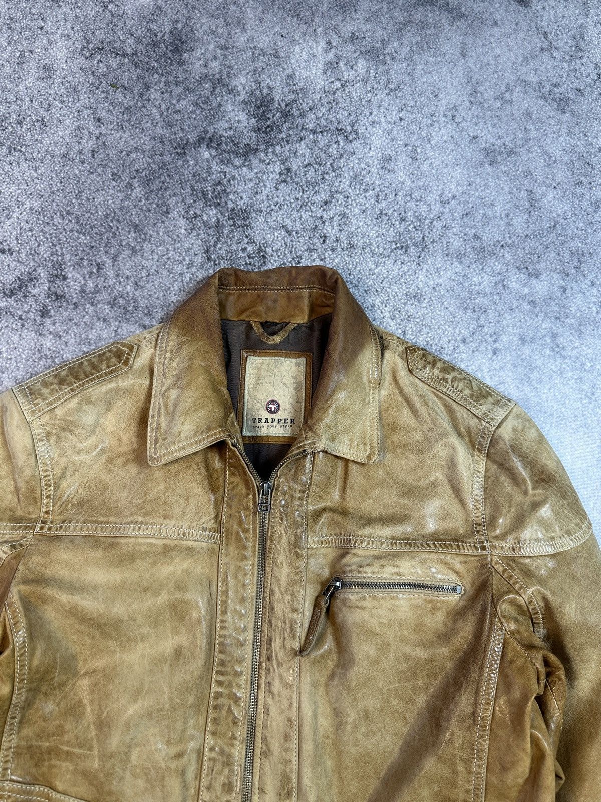 Vintage Y2K Vintage Avant Garde Leather Jacket Opium Rare 90s Casual Size US L / EU 52-54 / 3 - 4 Thumbnail