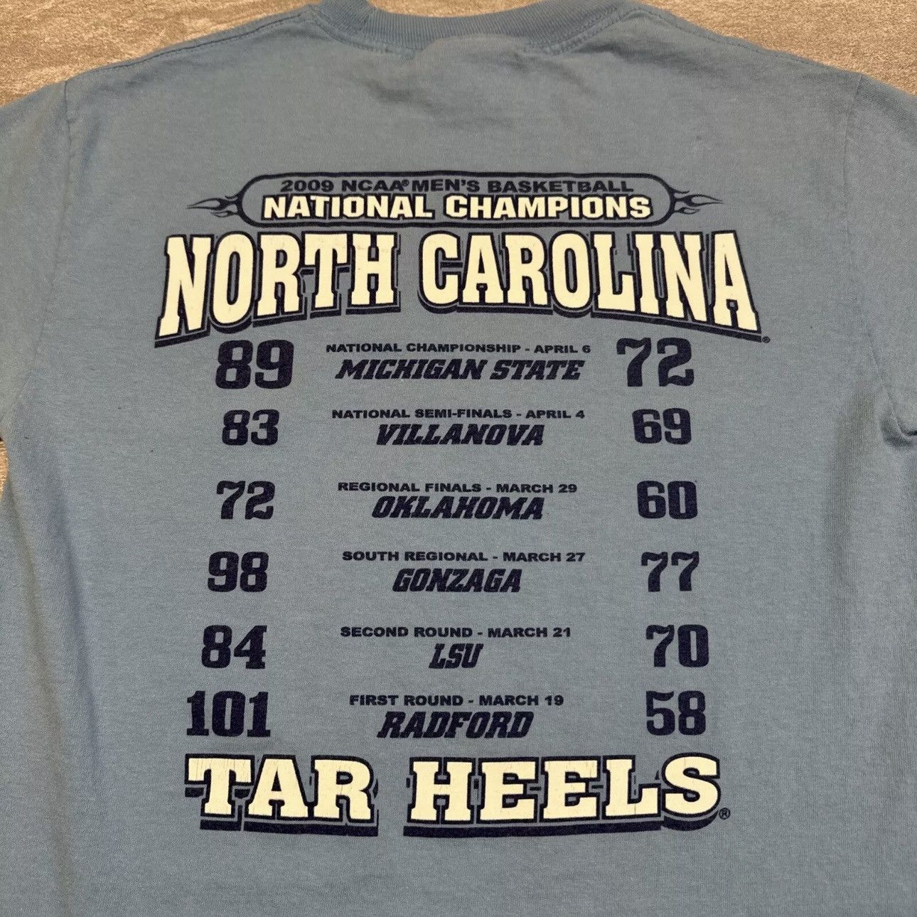 NCAA 2009 UNC Tar Heels National Champions Basketball Shirt NCAA Size US S / EU 44-46 / 1 - 8 Thumbnail