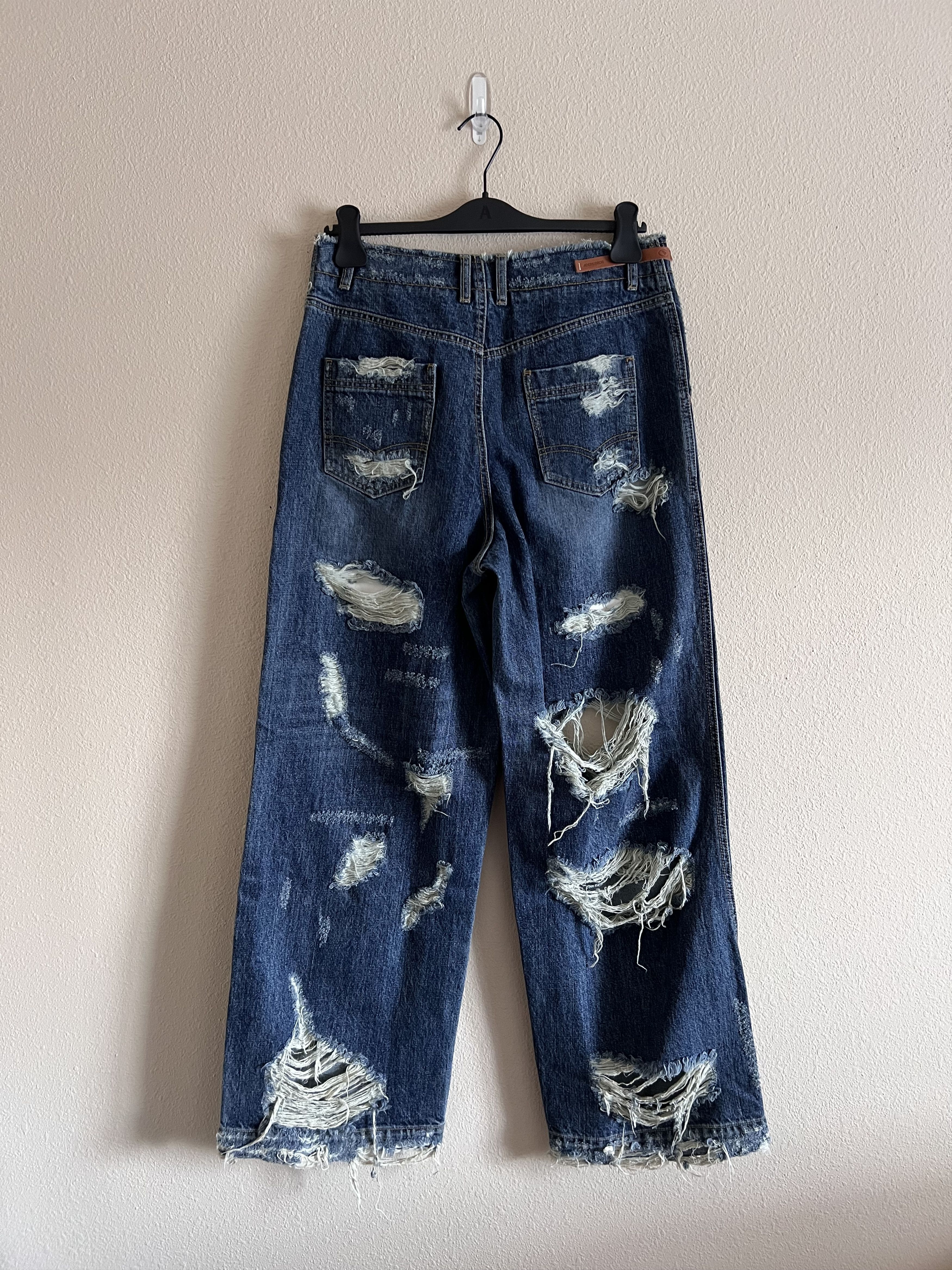 Ader Error Ader Error Blue Distressed Jeans Size US 32 / EU 48 - 6 Thumbnail
