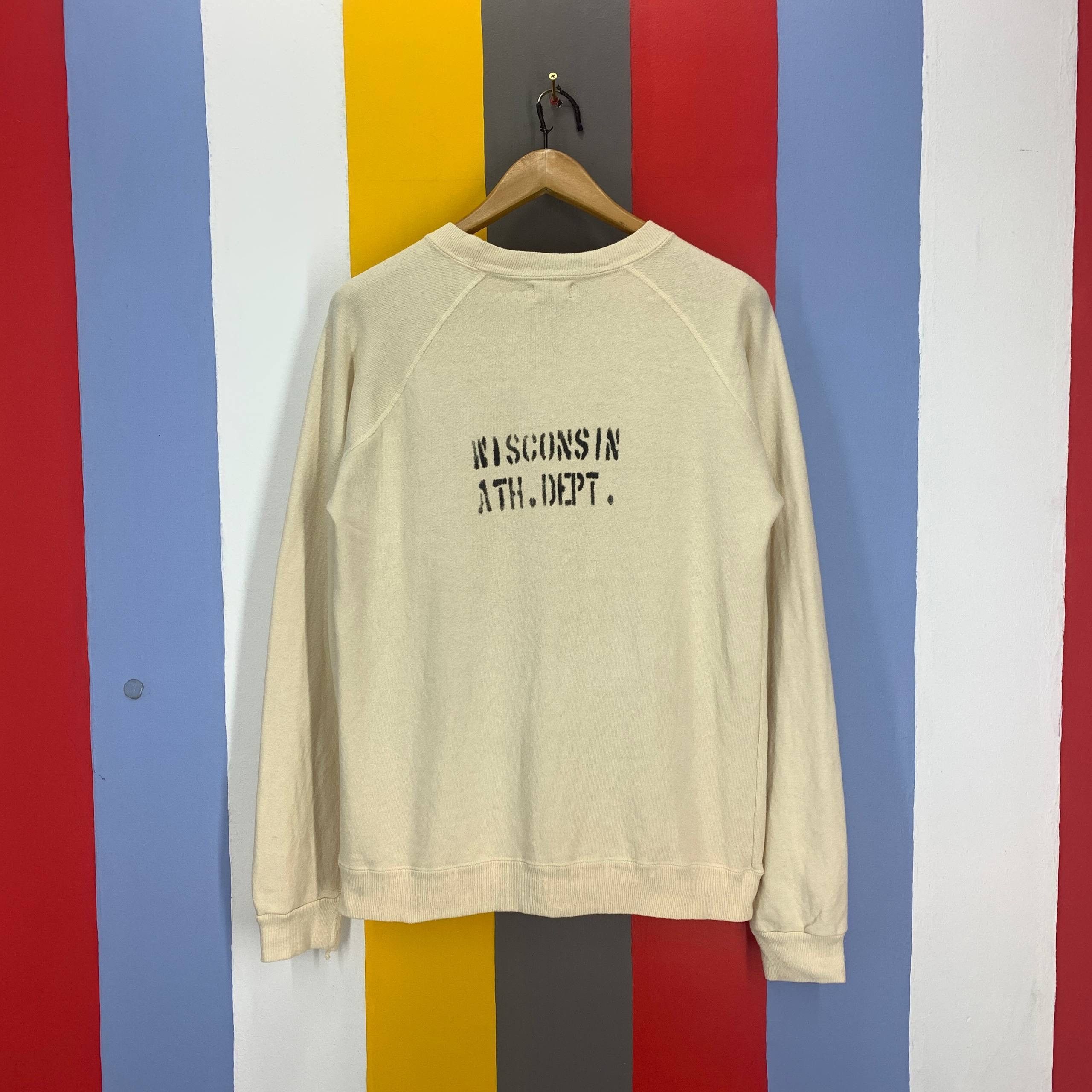 Japanese Brand WISCONSIN ATH. DEPT. by J.S Homestead Sweatshirt #2596/X Size US M / EU 48-50 / 2 - 1 Thumbnail