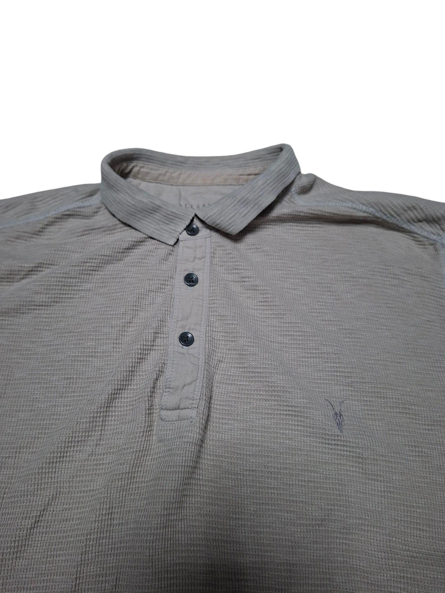 Allsaints ALLSAINTS LUXURY BEIGE LONG SLEEVE TEE Size US M / EU 48-50 / 2 - 2 Thumbnail