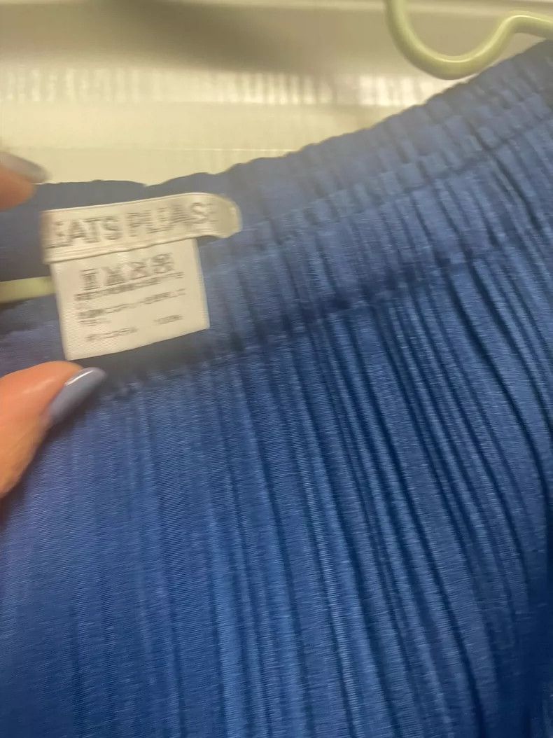 Issey Miyake Issey Miyake size:1 Blue pleated pants Size 42" / US 20 - 4 Thumbnail