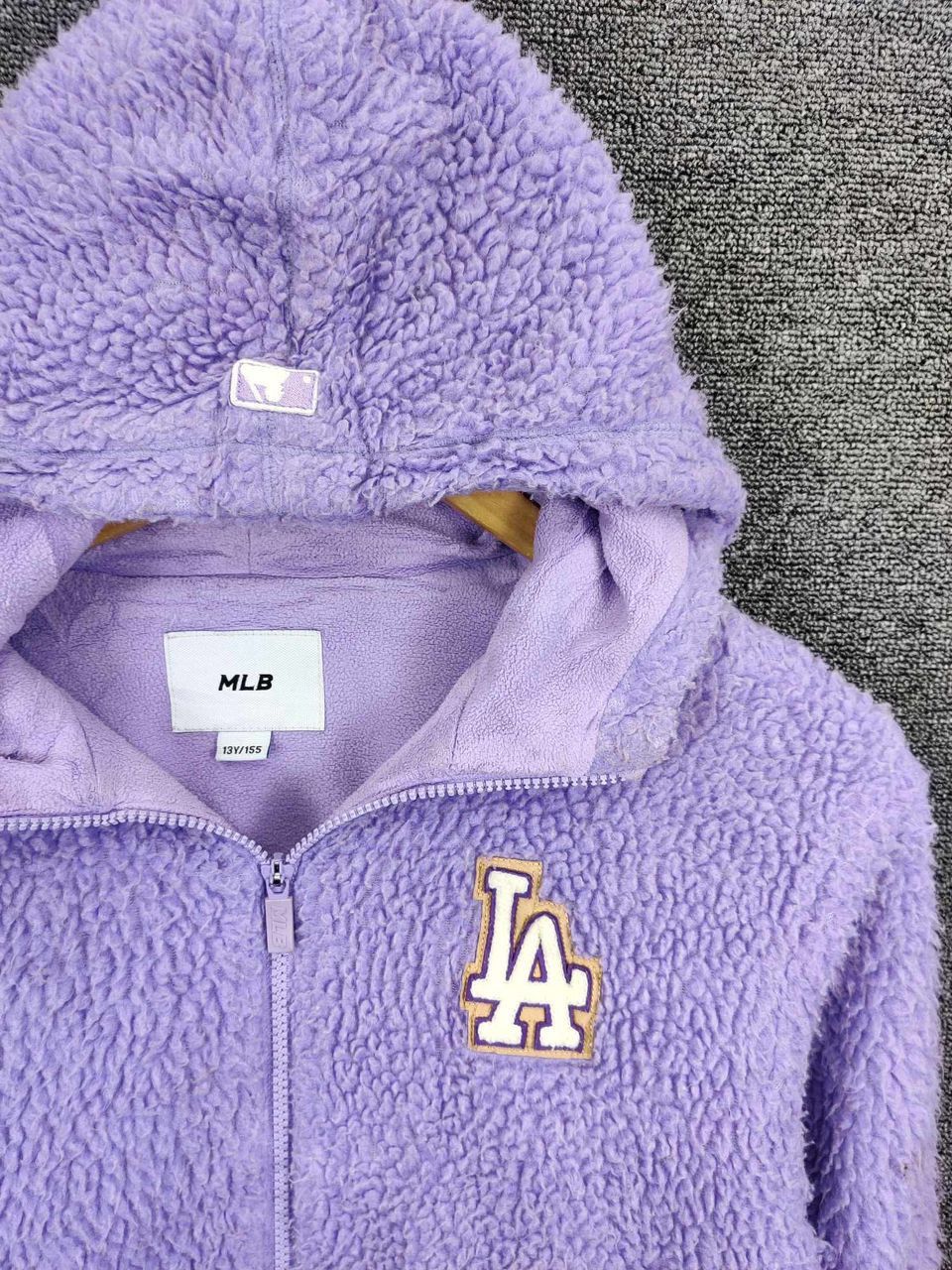 MLB Vintage MLB Los Angeles Dodgers Sherpa Hoodie Jacket Size US M / EU 48-50 / 2 - 7 Thumbnail