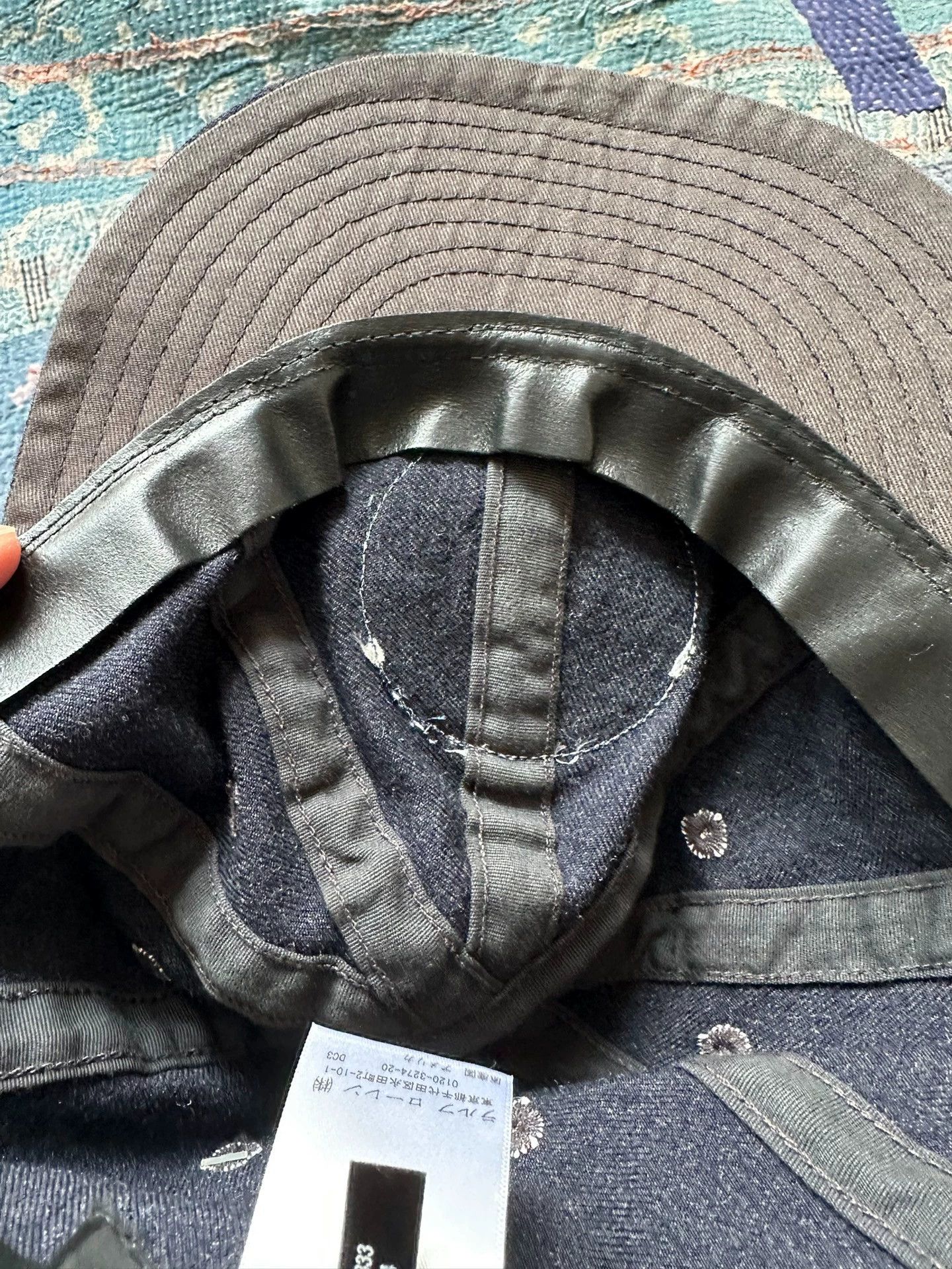 RRL Ralph Lauren RRL Denim Baseball Cap New M Size ONE SIZE - 3 Thumbnail
