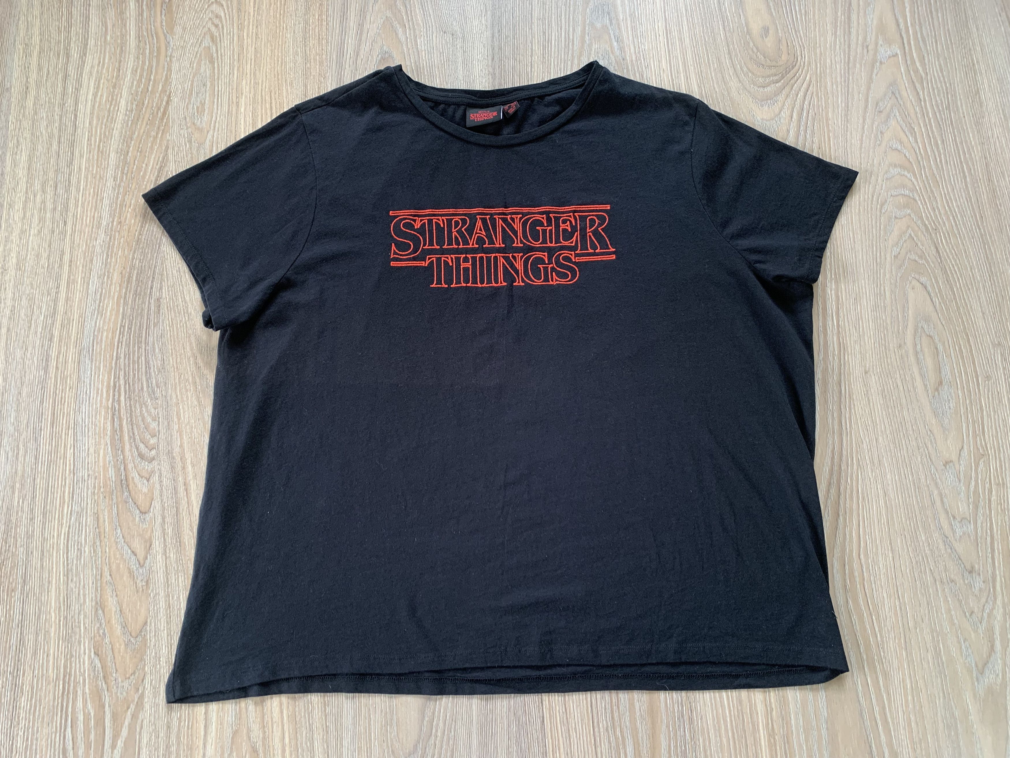 Other Stranger Things Black Printed T Shirt Size US XXL / EU 58 / 5 - 2 Thumbnail