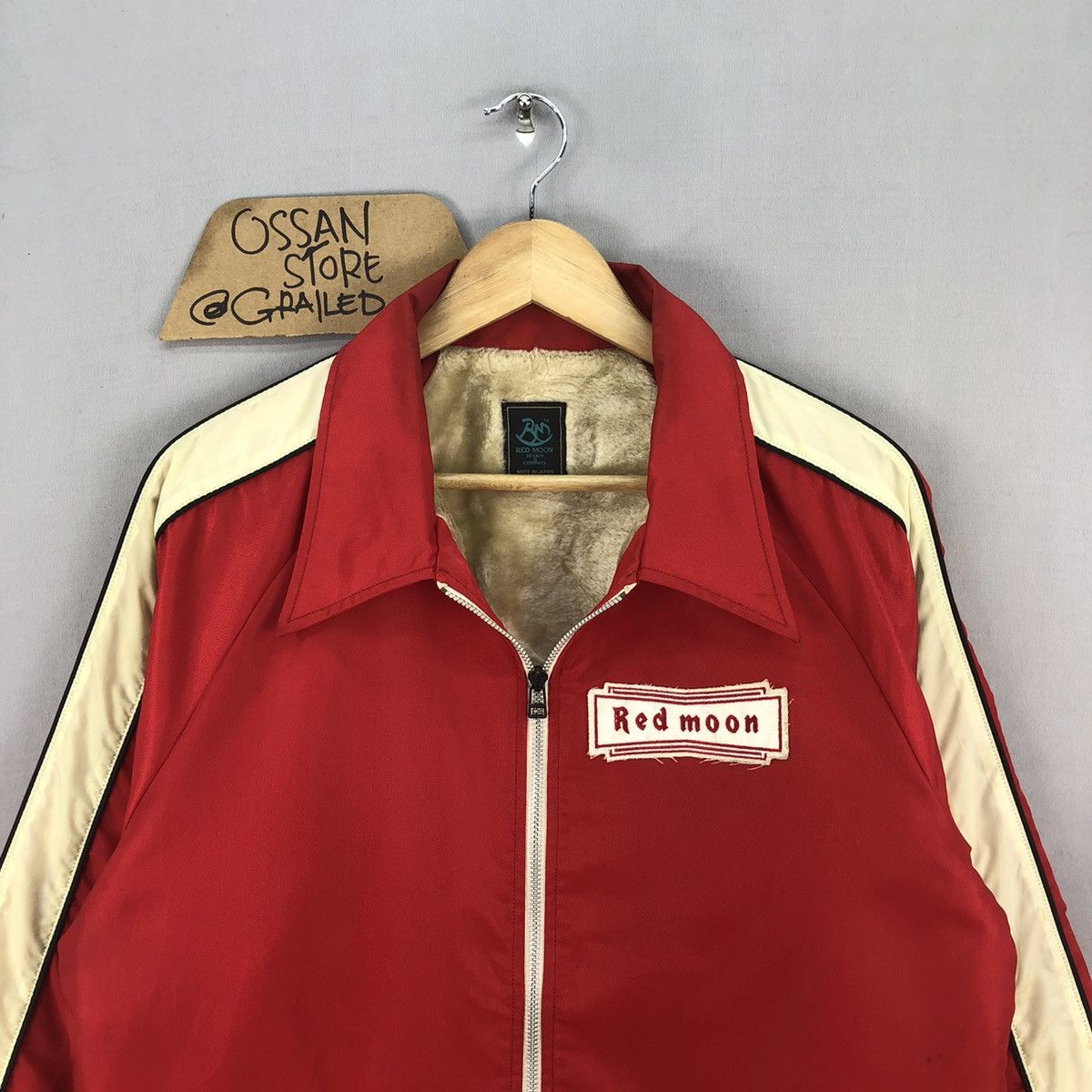 Redmoon Vintage 90’s Red Moon Sherpa Lining Zipper Jacket Size US M / EU 48-50 / 2 - 4 Thumbnail