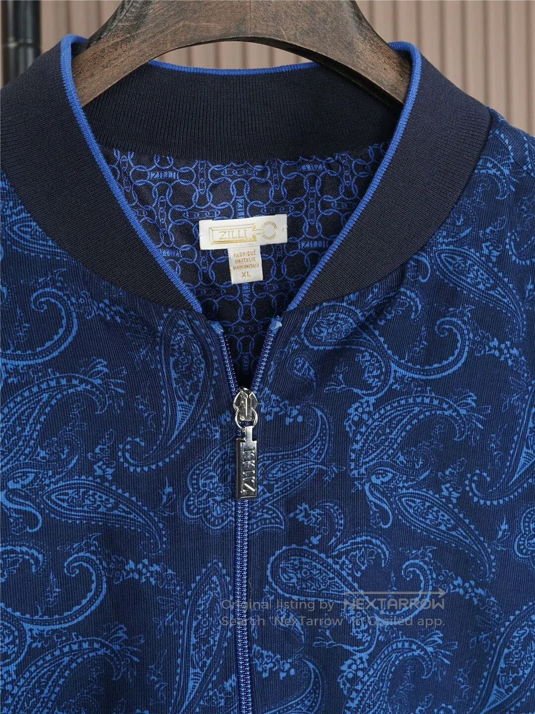 Zilli ZILLI Vintage Corduroy Baseball Jacket. Size US L / EU 52-54 / 3 - 4 Thumbnail