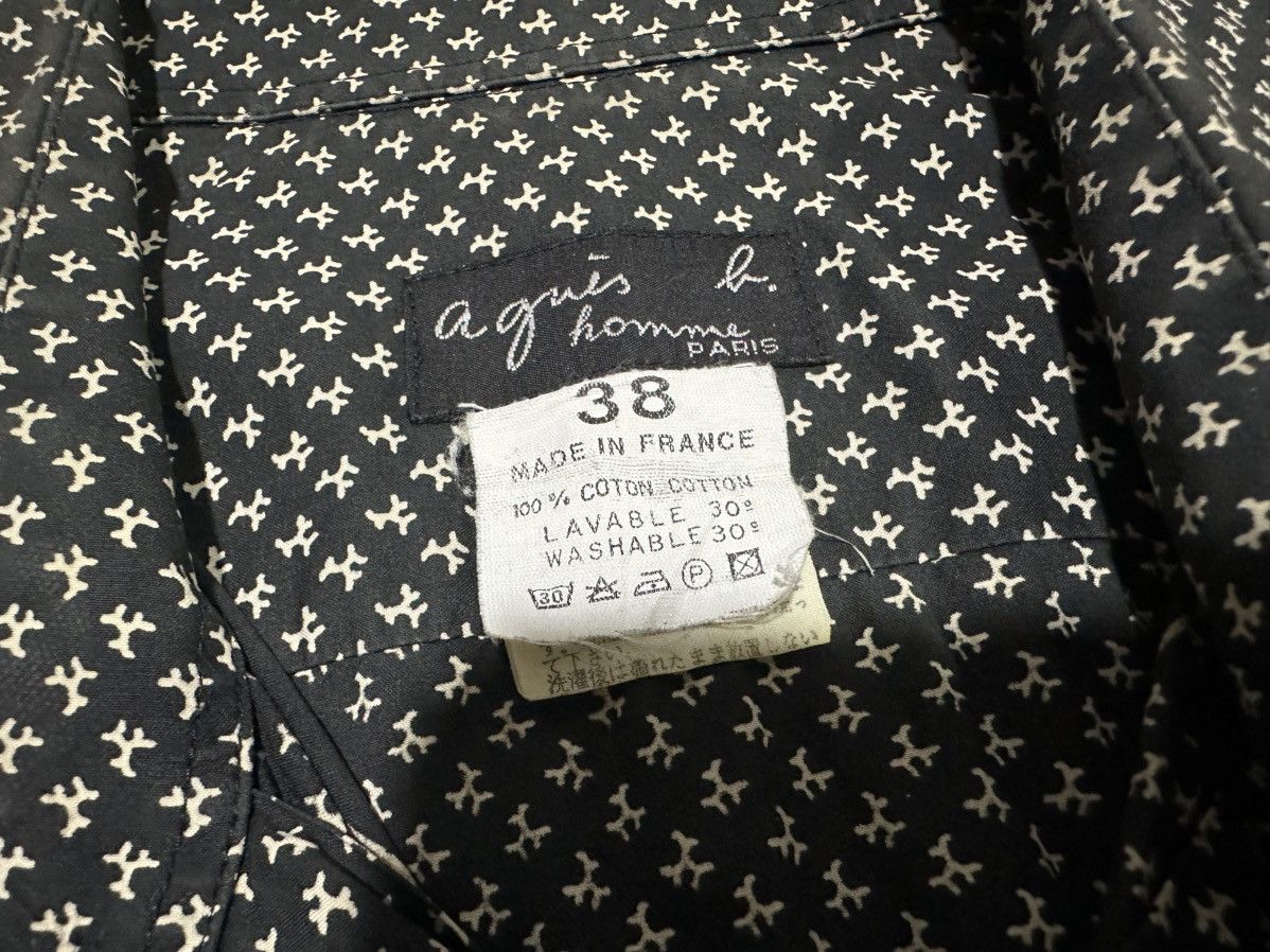 agnes b. 🔥Vintage Agnes B Homme Paris Shirt Long Sleeve France Size US L / EU 52-54 / 3 - 5 Thumbnail
