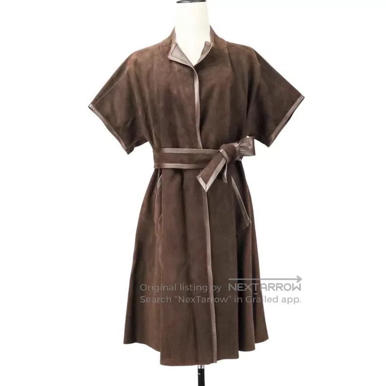 Hermes Hermes Sheepskin dress size 34 Size XXS / US 00 / IT 34 - 1 Thumbnail