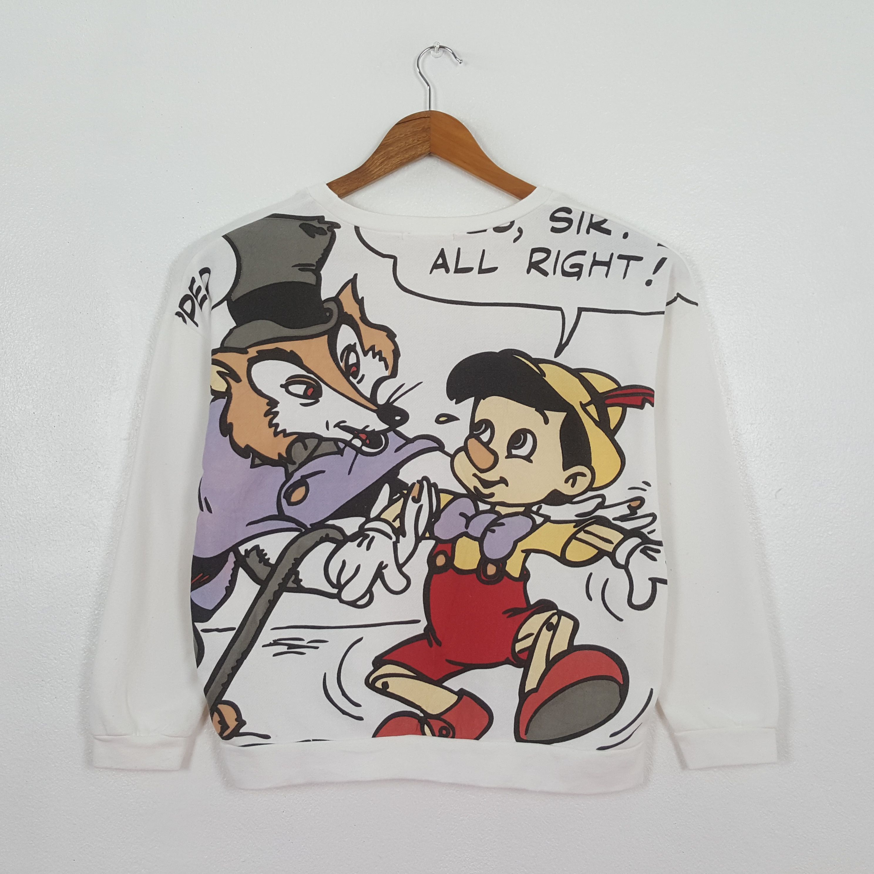 Disney Vintage Pinocchio Disney's Characters Sweatshirt C326N10 Size US M / EU 48-50 / 2 - 3 Thumbnail
