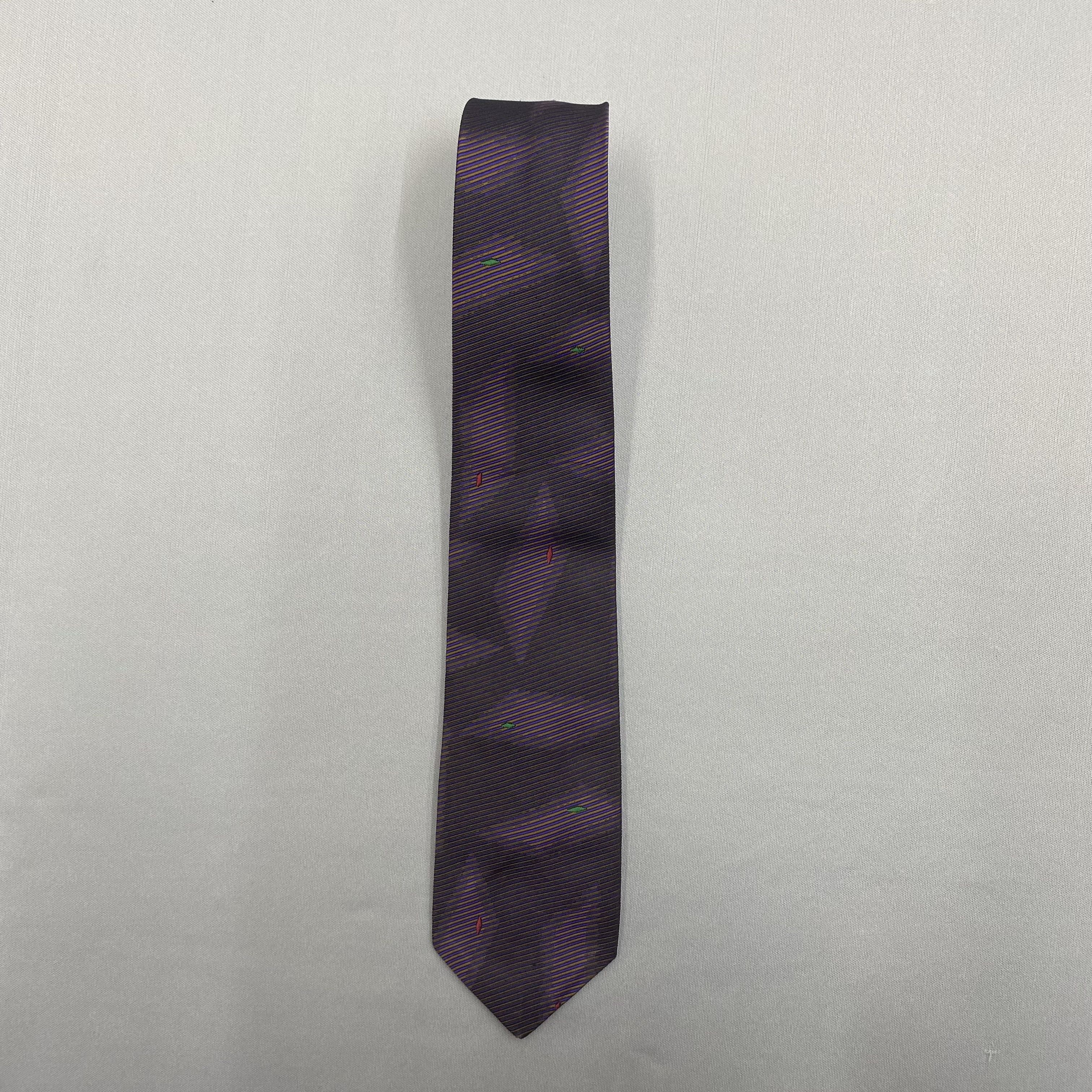 Japanese Brand Vintage Givenchy SILK Necktie Cravate Pure Silk Size ONE SIZE - 3 Thumbnail