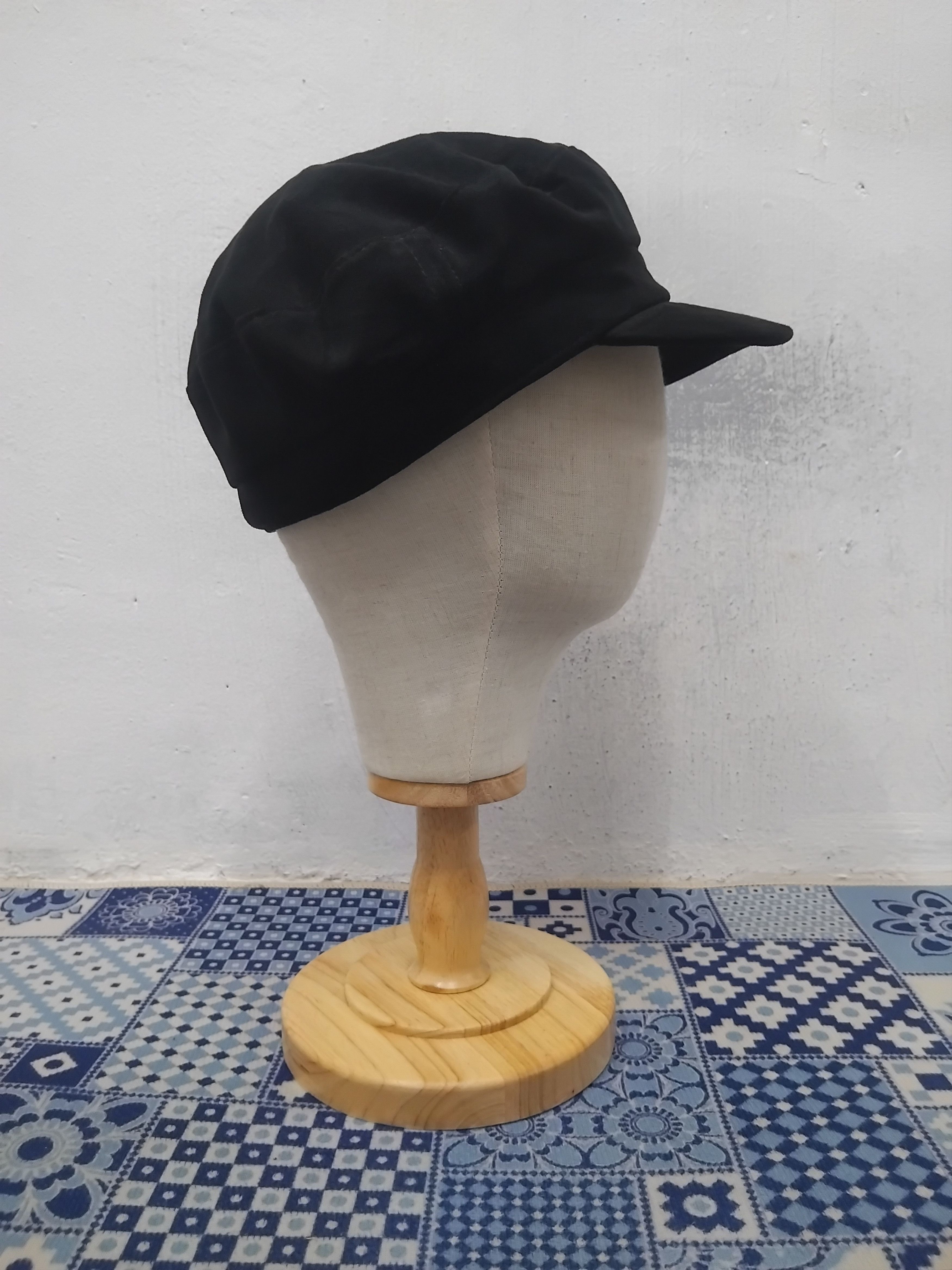 Japanese Brand Vi's black colour captain hat Size 38 - 6 Thumbnail