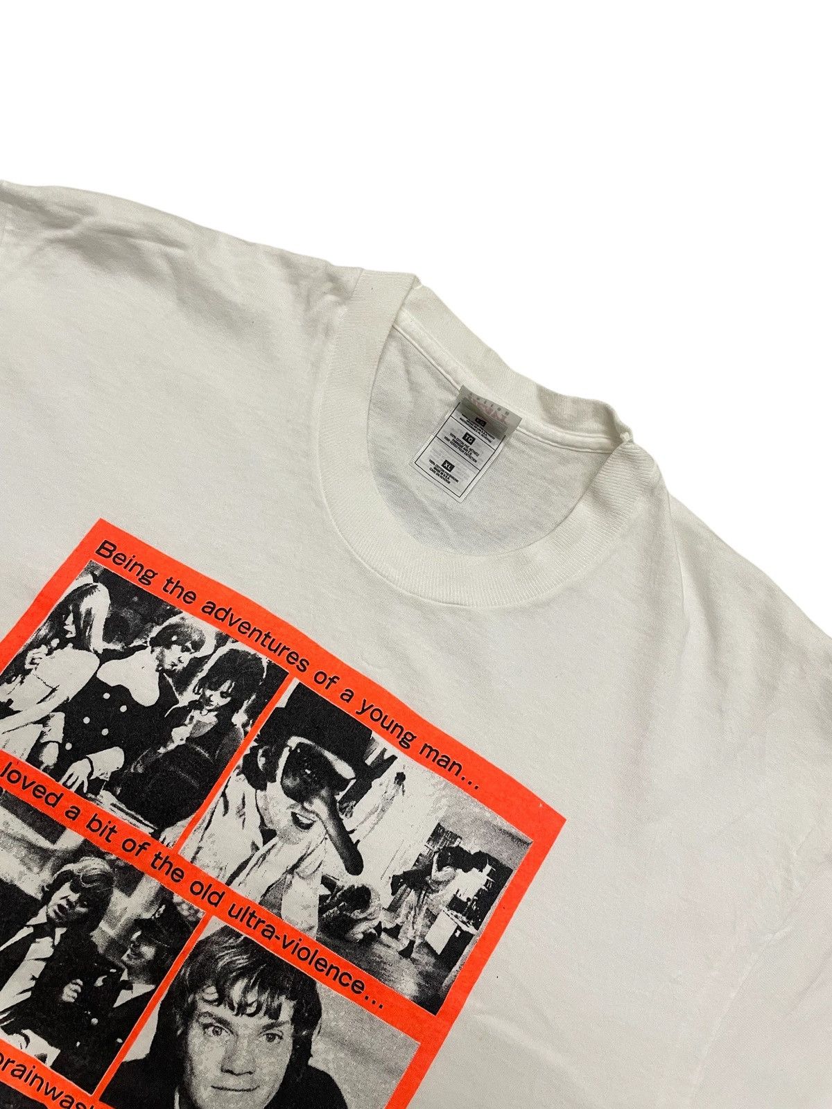Vintage Vintage 90s A CLOCKWORK ORANGE by Stanley Kubrick T-shirt Size US XL / EU 56 / 4 - 3 Thumbnail