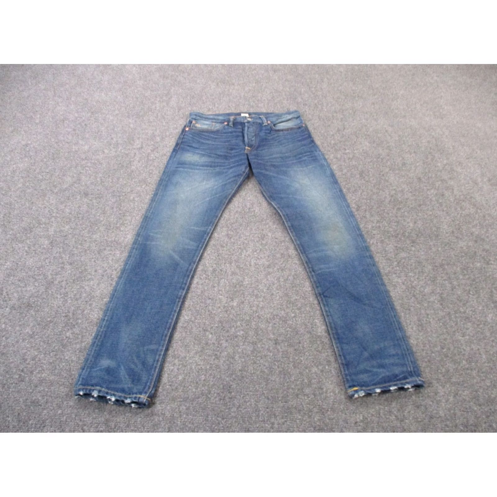 Vintage RRL Ralph Lauren Jeans Mens 30 X 32 Denim Slim Straight 5-Pocket Blue Cotton Size US 30 / EU 46 - 2 Thumbnail