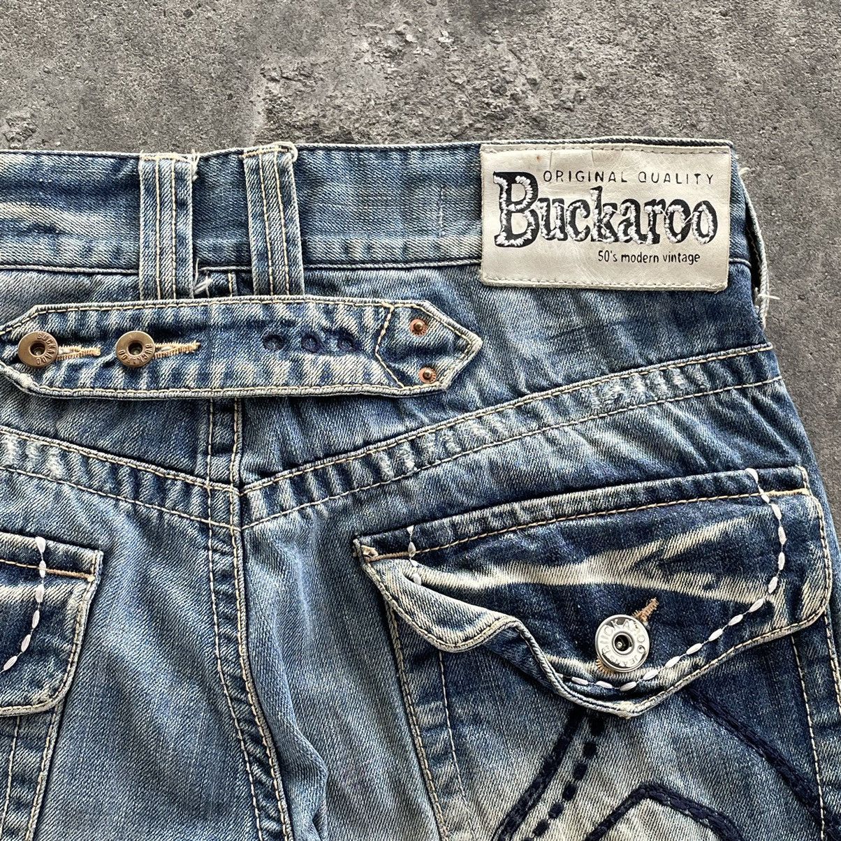 If Six Was Nine × Japanese Brand × Le Grande Bleu (L.G.B.) Buckaroo thrashed jeans ifsixwasnine styled Size US 32 / EU 48 - 6 Thumbnail