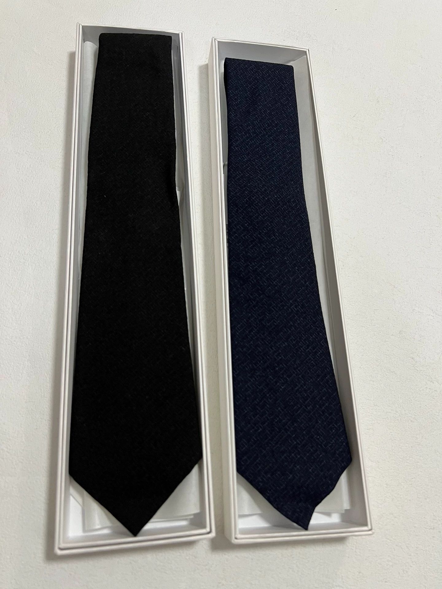 Vintage VISVIM 24SS Necktie Navy Wool/Linen/Silk Irr Cross Size ONE SIZE - 4 Thumbnail