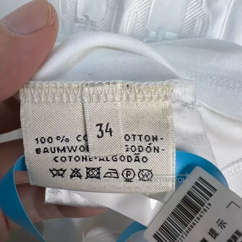 Hermes Hermes White short sleeves with logo of robot on chest Size XXS / US 00 / IT 34 - 5 Thumbnail