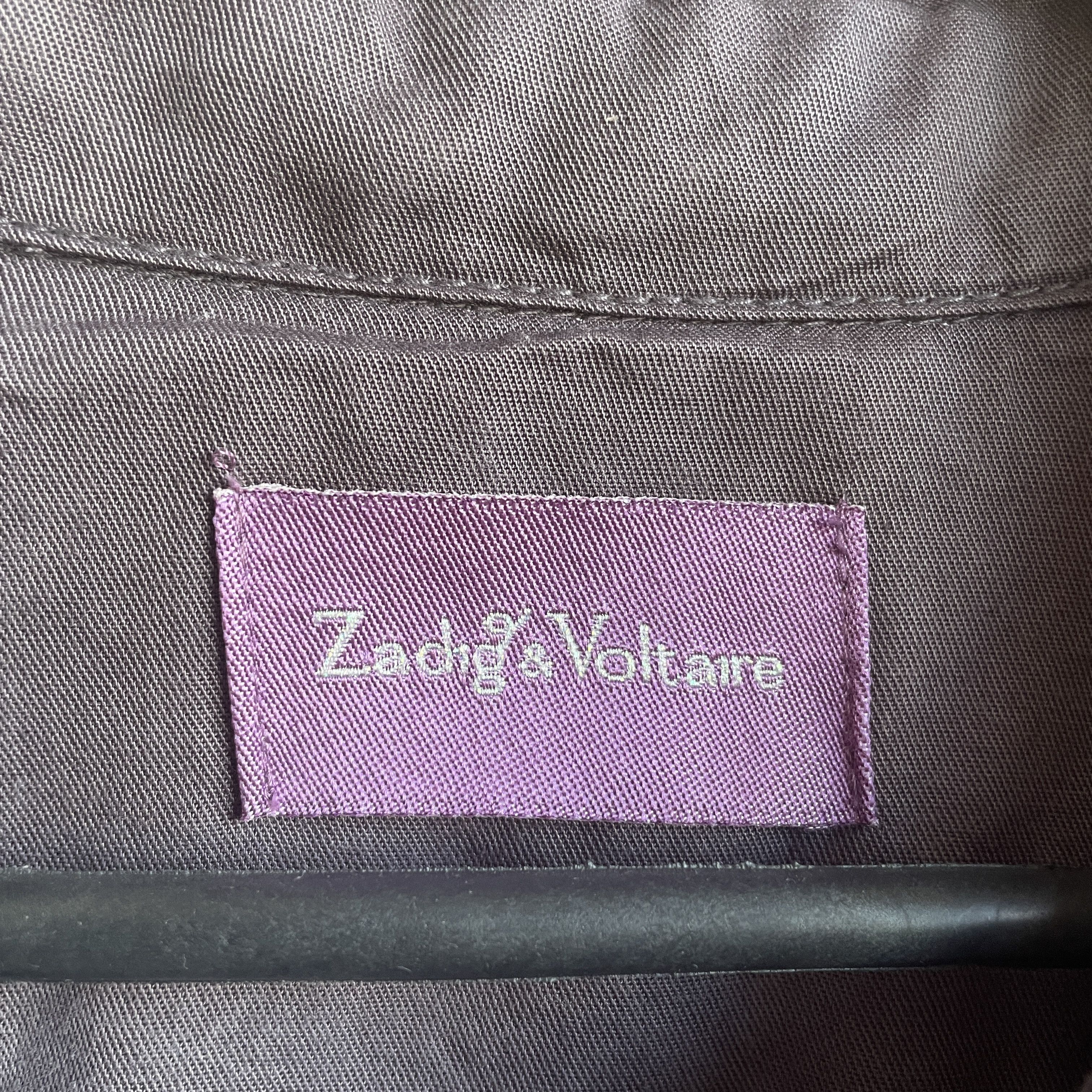Zadig & Voltaire Zadig & Voltaire Womens Lyocell Military Jacket Size L Size L / US 10 / IT 46 - 16 Thumbnail