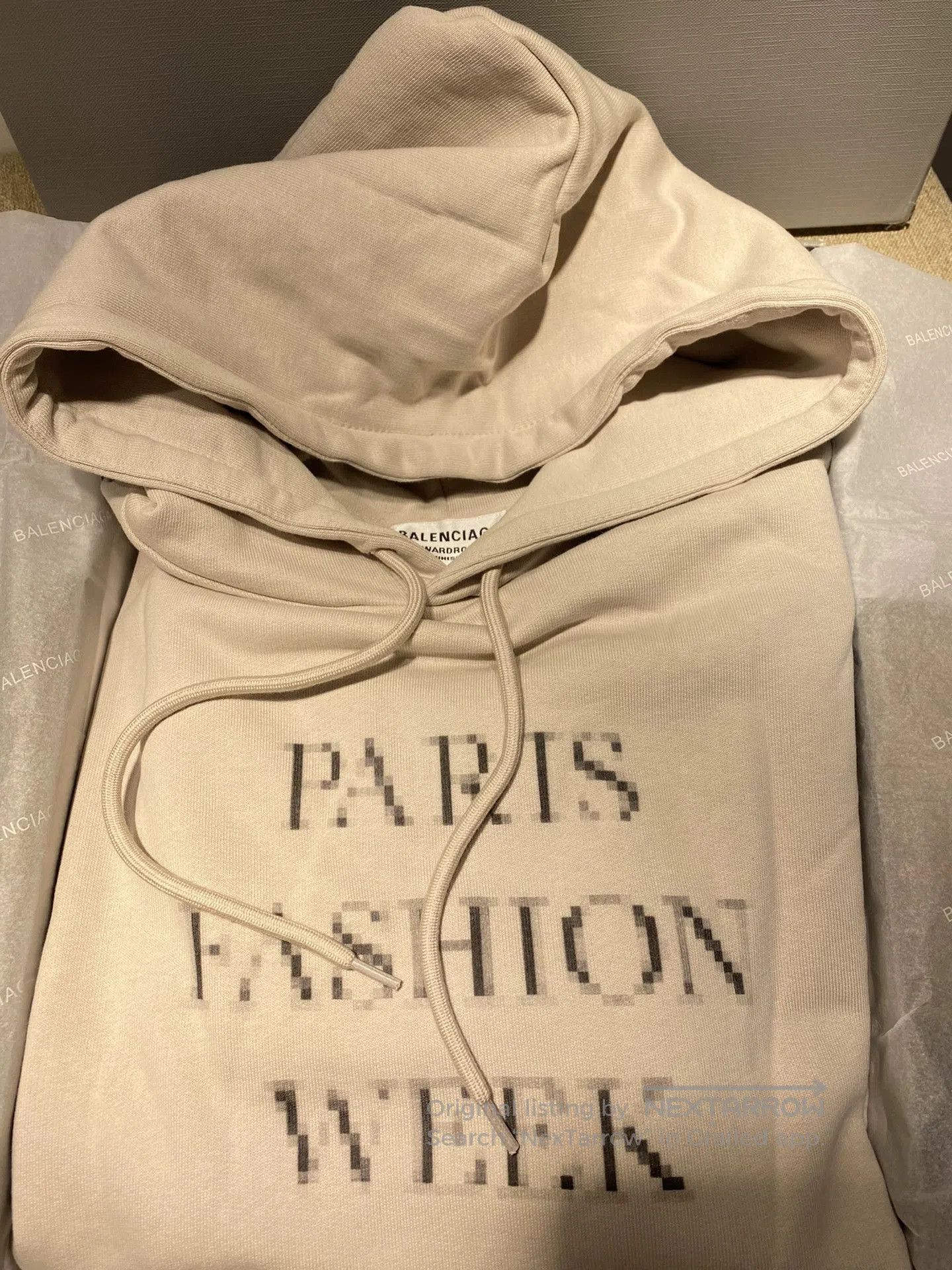 Balenciaga Balenciaga Paris Fashion Hoodie. Size US M / EU 48-50 / 2 - 4 Thumbnail